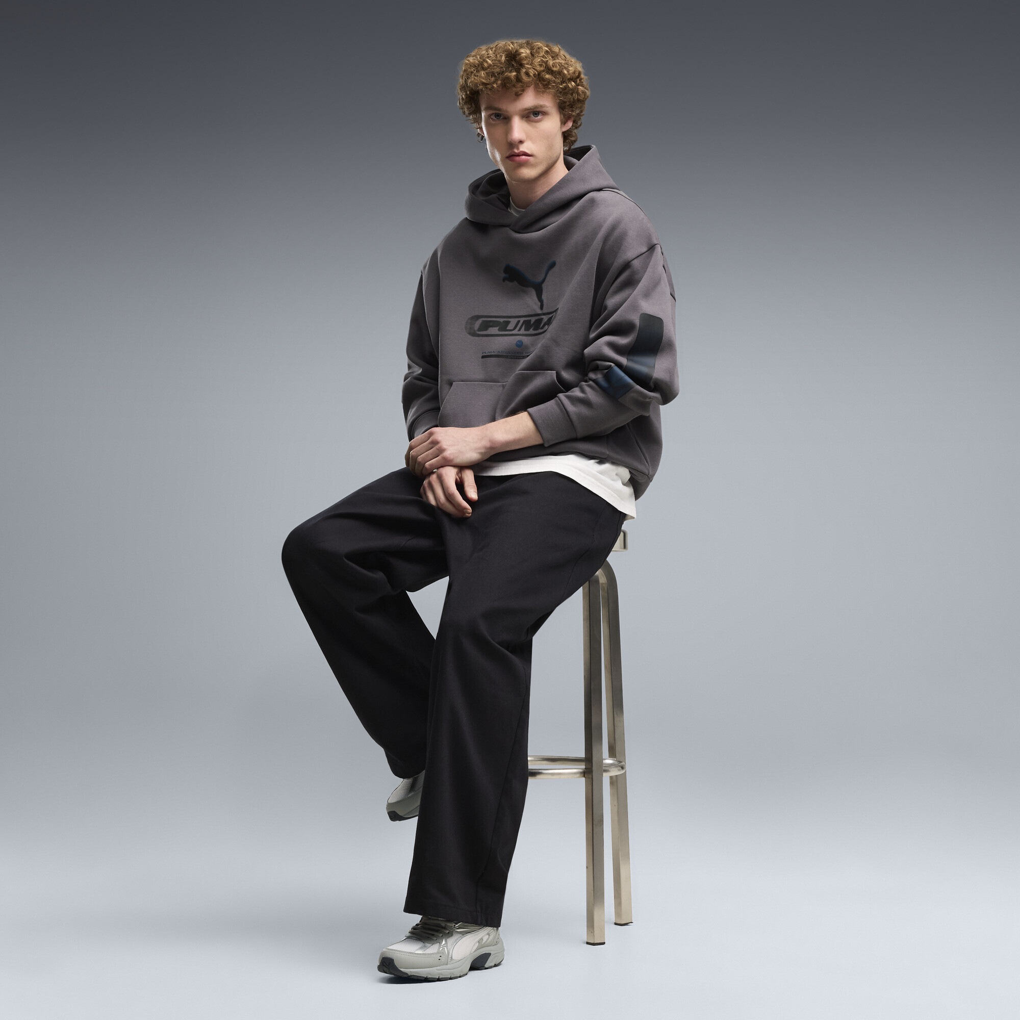 PUMA Hoodie »PUMA Sport Boxy Graphic Fleece Hoodie Herren«
