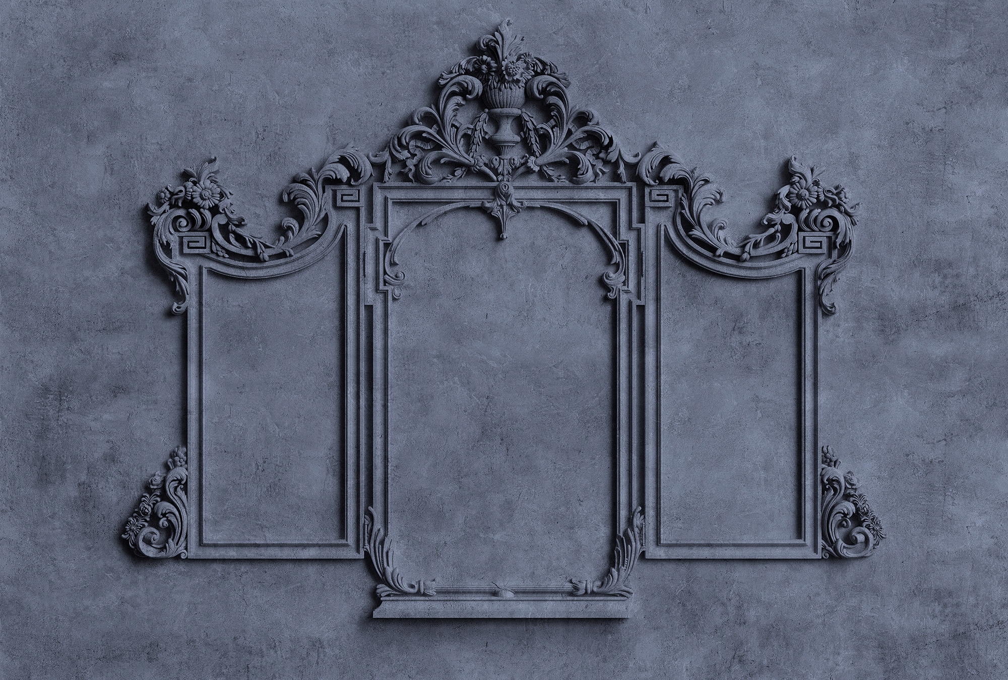 living walls Fototapete "Walls by Patel Lyon" glatt Vintage Fototapete lyon 3 4,00 m x 2,70 m 200 g Vlies Premium Tapete