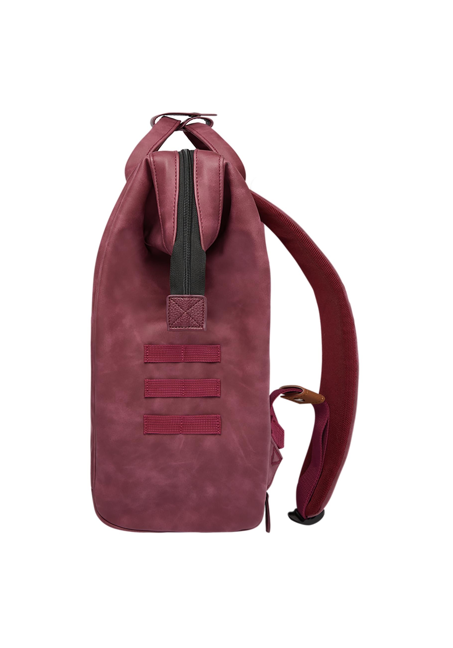CABAIA Tagesrucksack »Adventurer L Nubuck«, Veganer Cityrucksack mit austauschbaren Vordertaschen