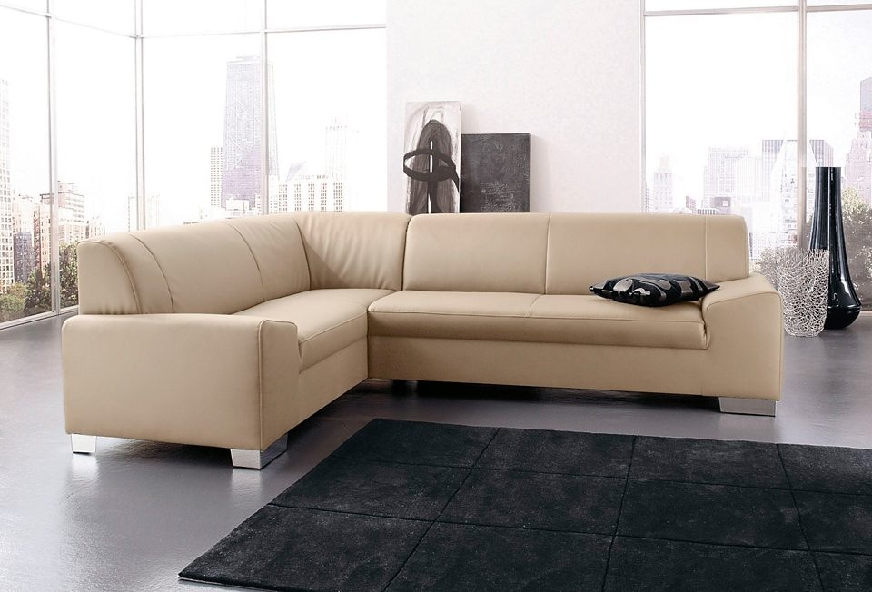 DOMO collection Ecksofa "Alisson L-Form", wahlweise mit Bettfunktion günstig online kaufen