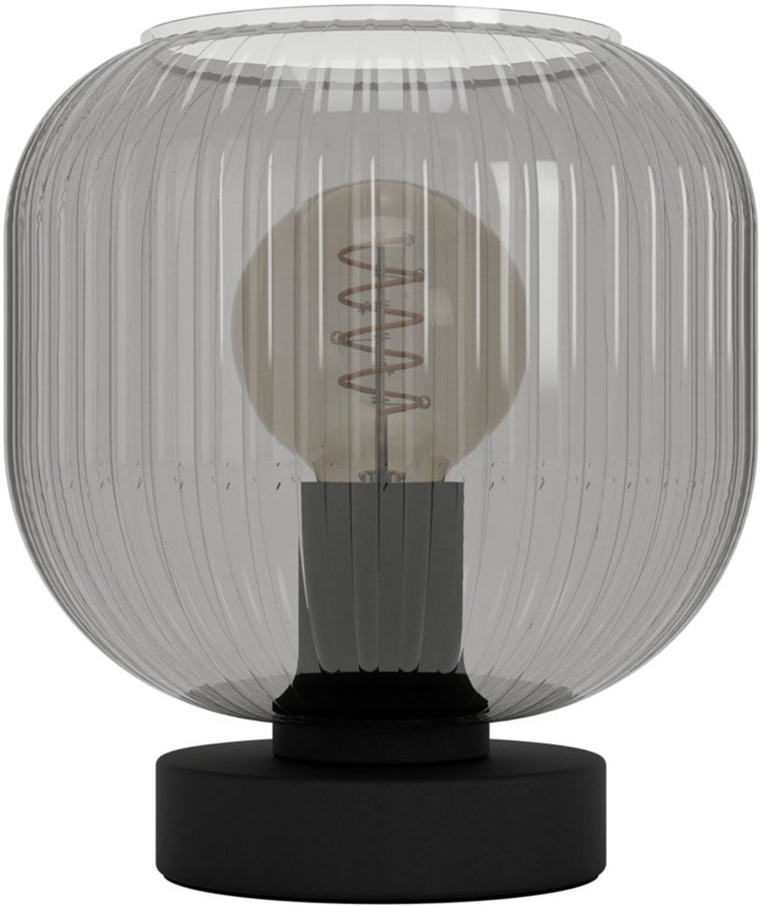 EGLO LED Tischleuchte »DASMINA« E27 1 Stk. Tischlampe, Wohnzimmer, Schlafzimmer, Glas, Ø 20 cm, Höhe 21,5 cm