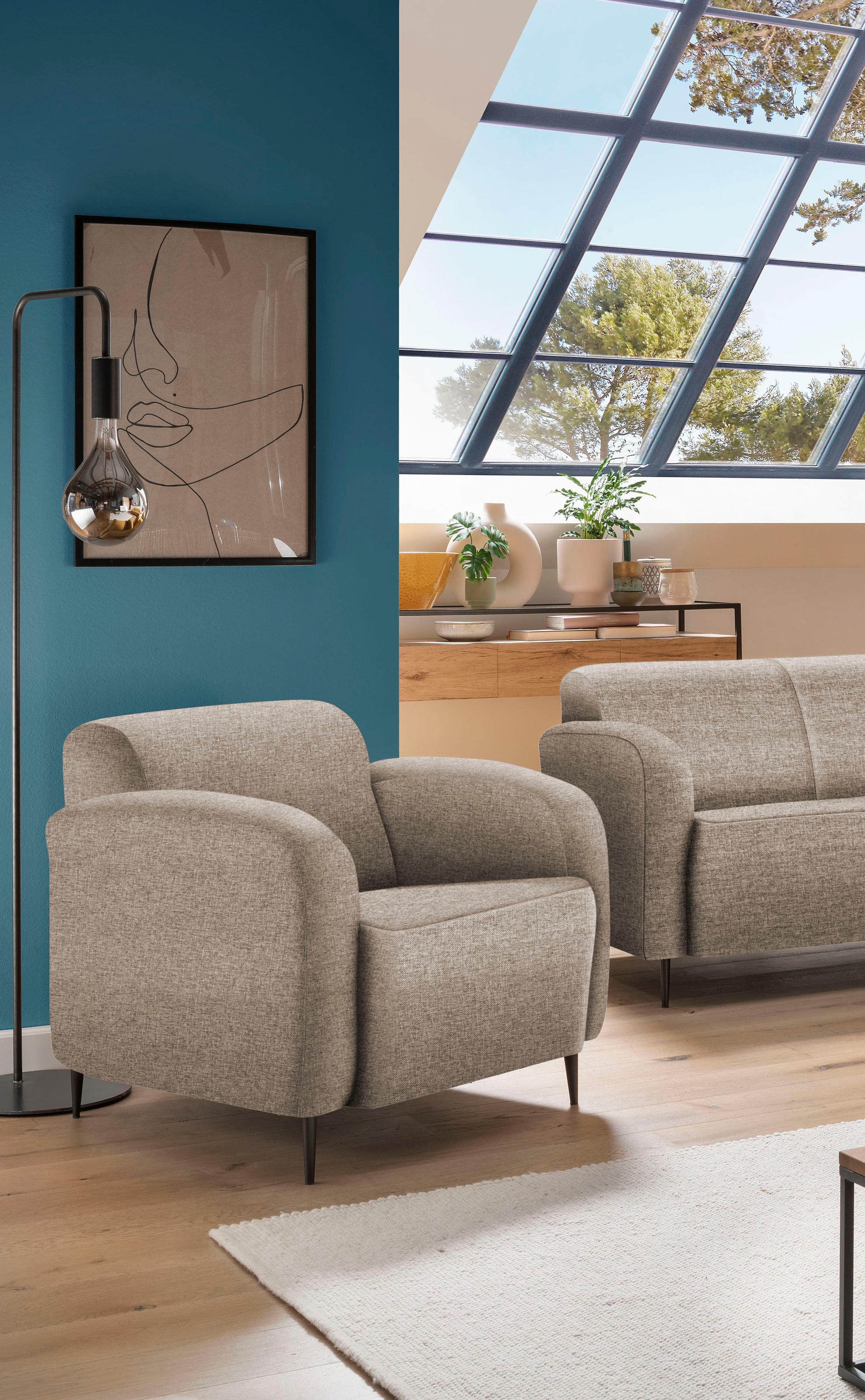 Home affaire Cocktailsessel "Marone" auch als 2-Sitzer und 3-Sitzer erhältl günstig online kaufen