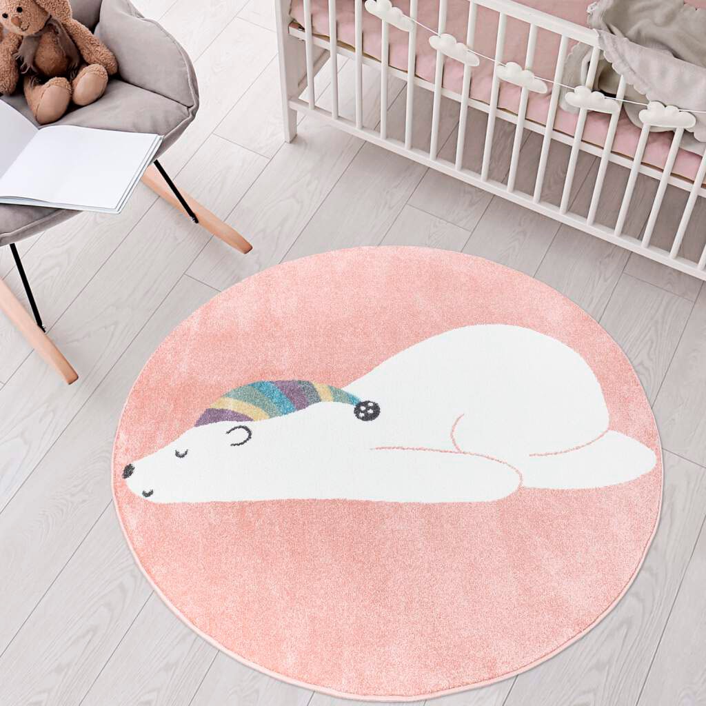Carpet City Kinderteppich "ANIME921" rund 11 mm Höhe Kinderzimmer Teppich M günstig online kaufen