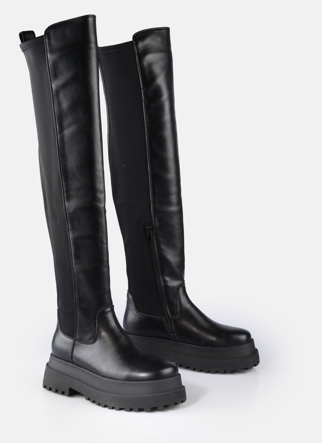 Buffalo Overkneestiefel "PLUTO" Langschaftstiefel, Festivalboots mit Stretc günstig online kaufen