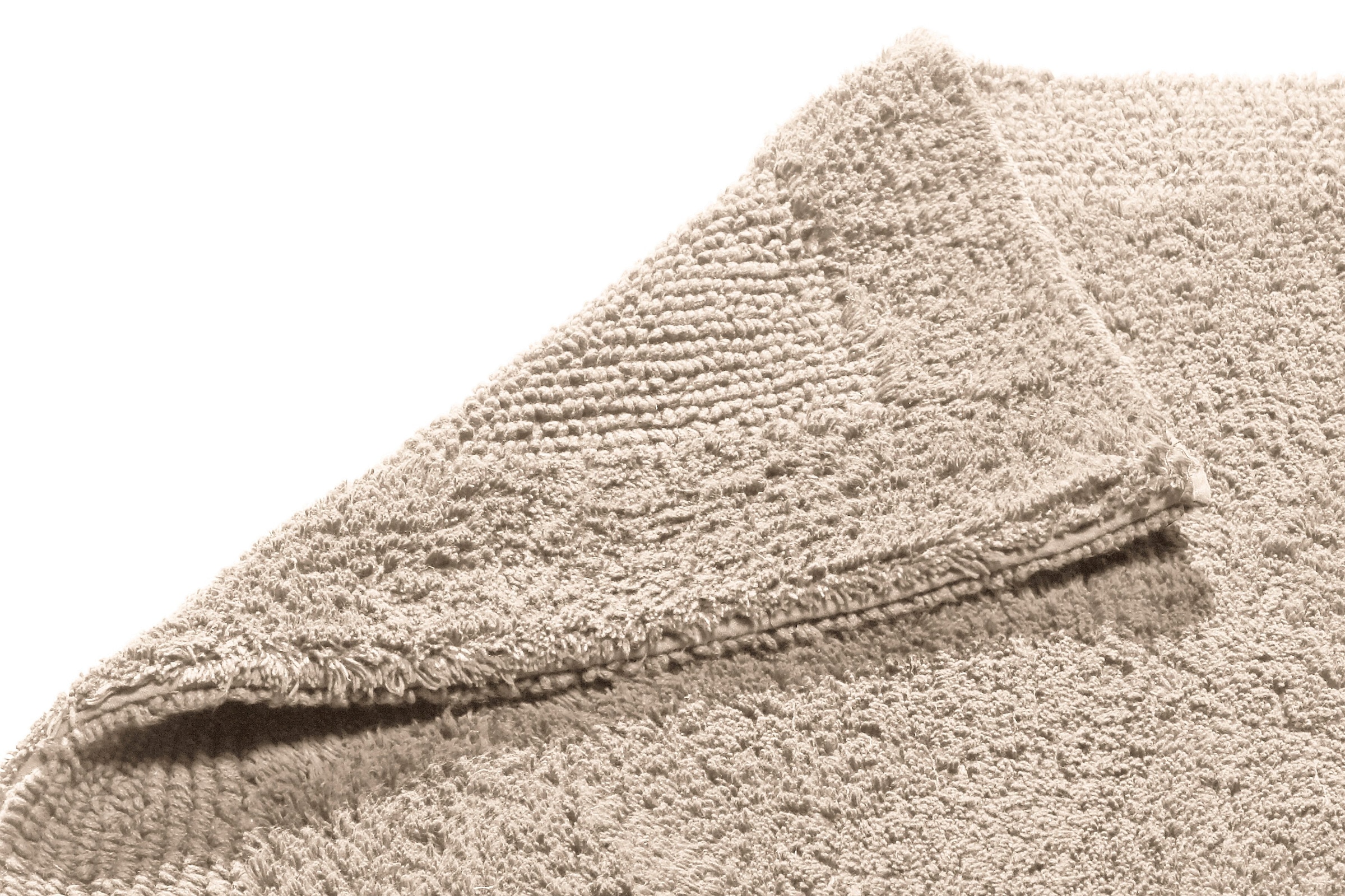 my home Badematte »Kapra, Badvorleger, Badezimmer Teppich«, beidseitig nutzbar-fußbodenheizungsgeeignet-strapazierfähig, mit Bordüre, Badteppich, Badematte