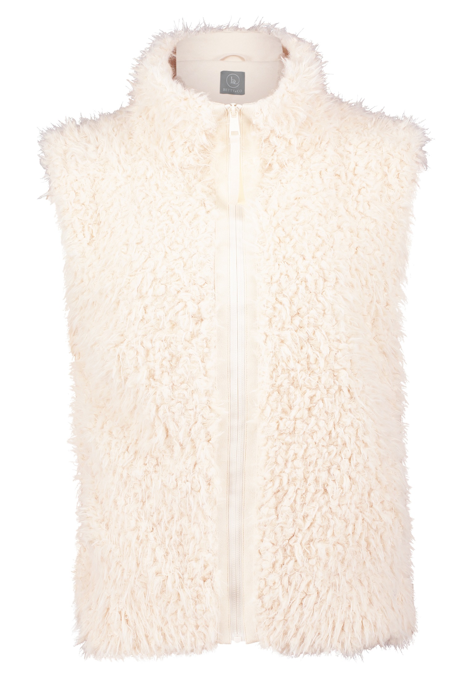 Betty&Co Plüschweste "Damen mit Stehkragen" günstig online kaufen