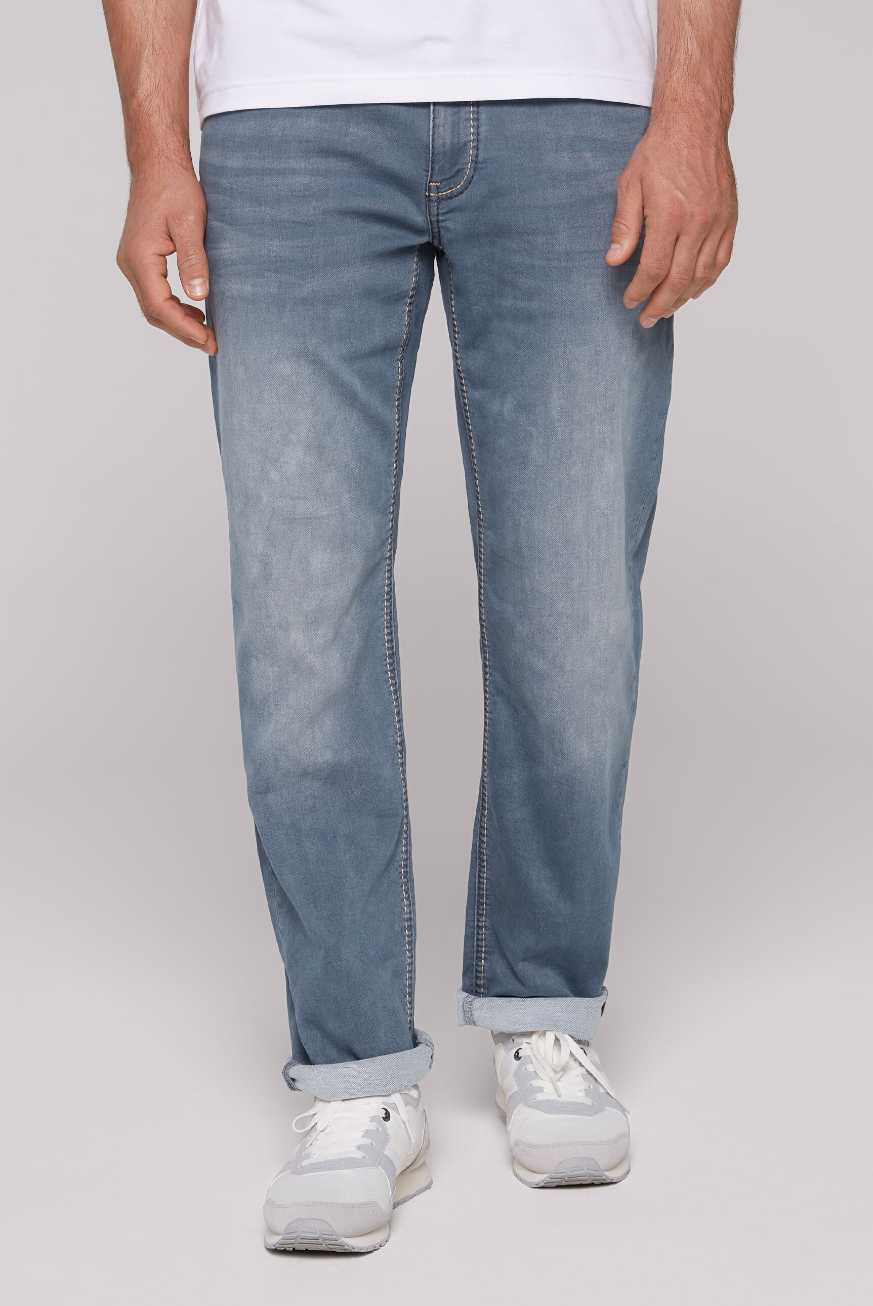 Comfort-fit-Jeans, mit zwei Leibhöhen