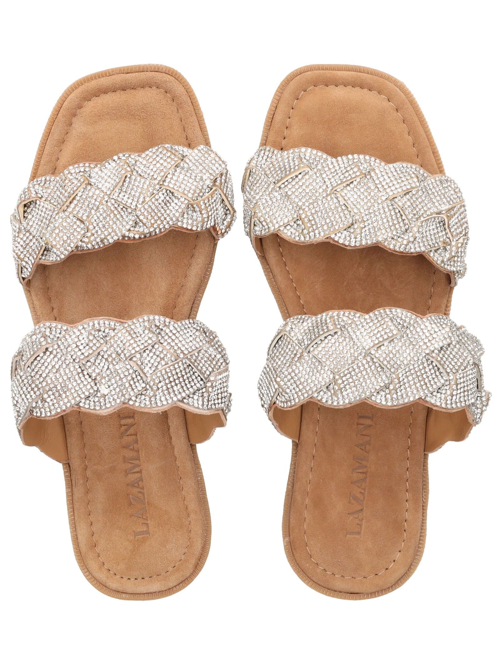 Lazamani Pantolette »Lazamani Pantoletten Leder/Textil«