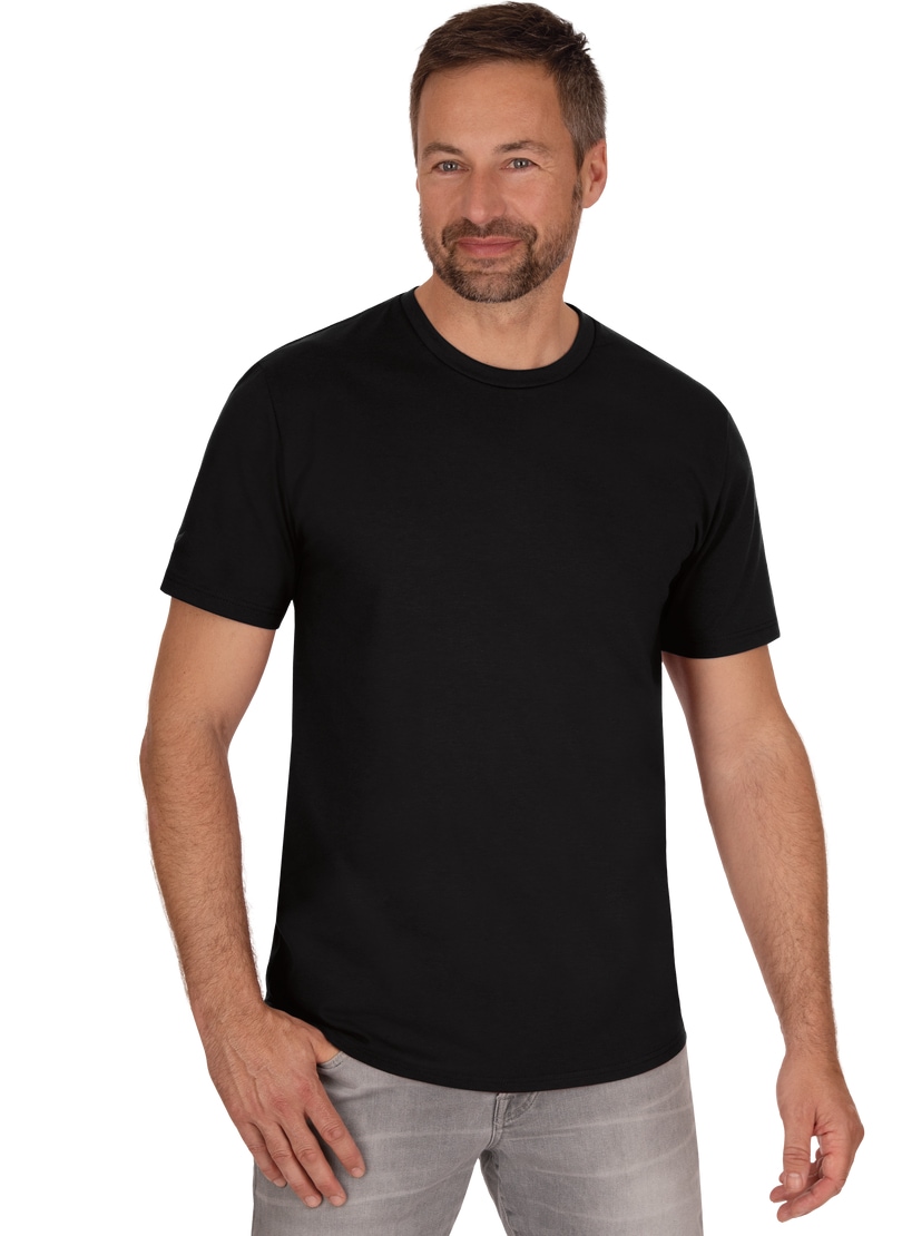 Trigema T-Shirt "TRIGEMA T-Shirt aus 100% Biobaumwolle" 1 Stk. tlg. günstig online kaufen
