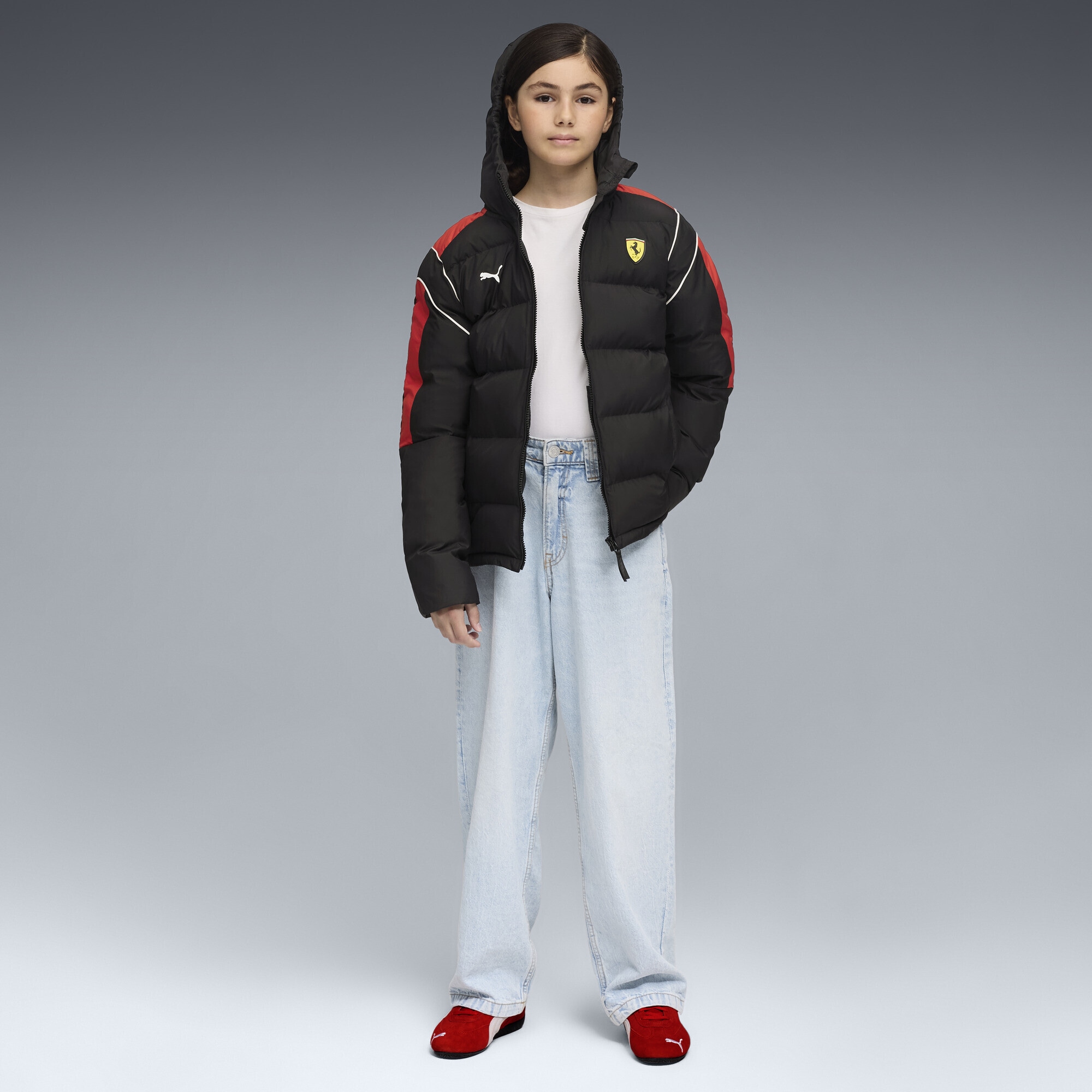 PUMA Daunenjacke »Scuderia Ferrari Sportswear MT7 Pufferjacke Jugendliche«