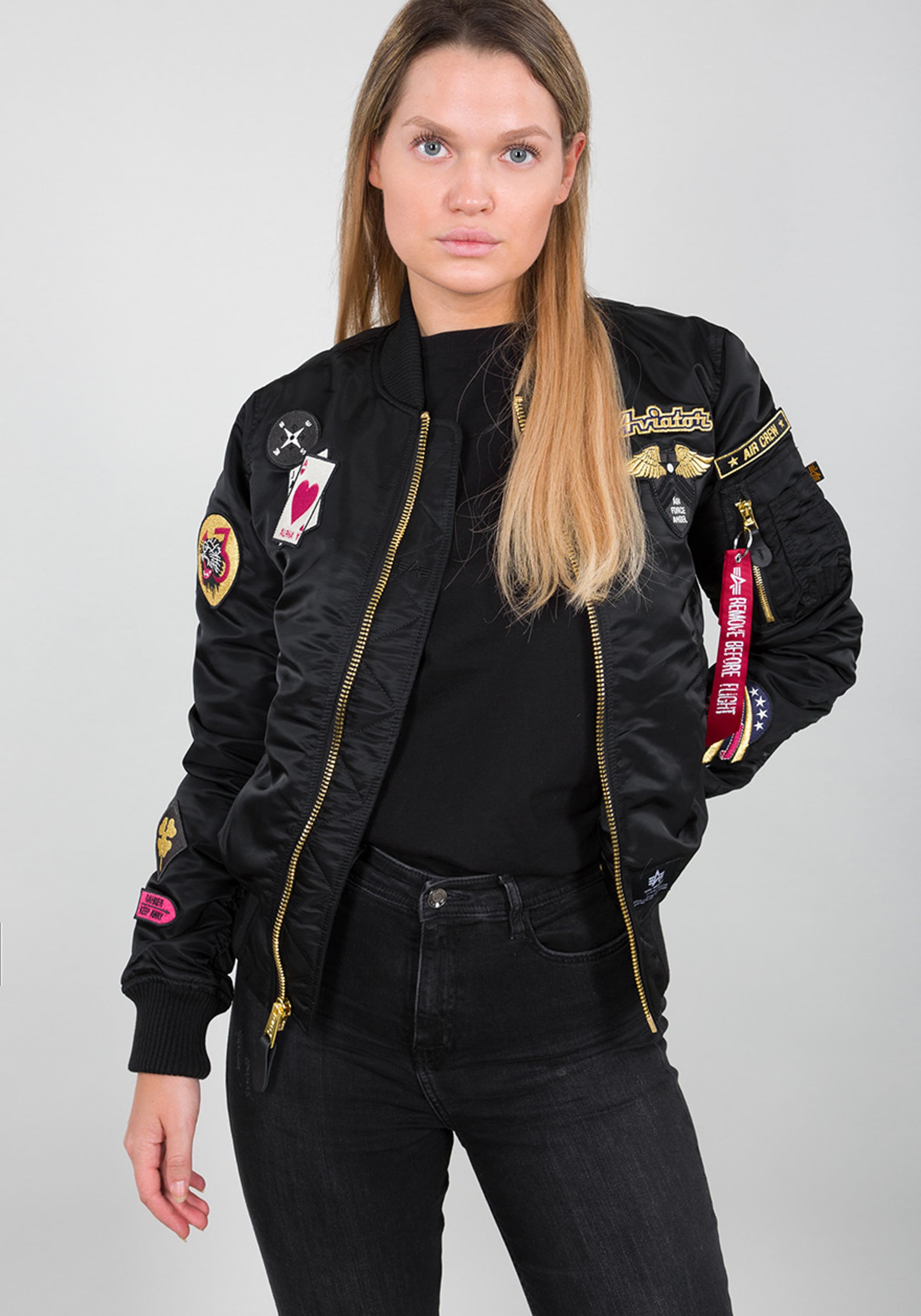 Alpha Industries Bomberjacke "Alpha Industries Women - Bomber Jackets MA-1 Custom Wmn"