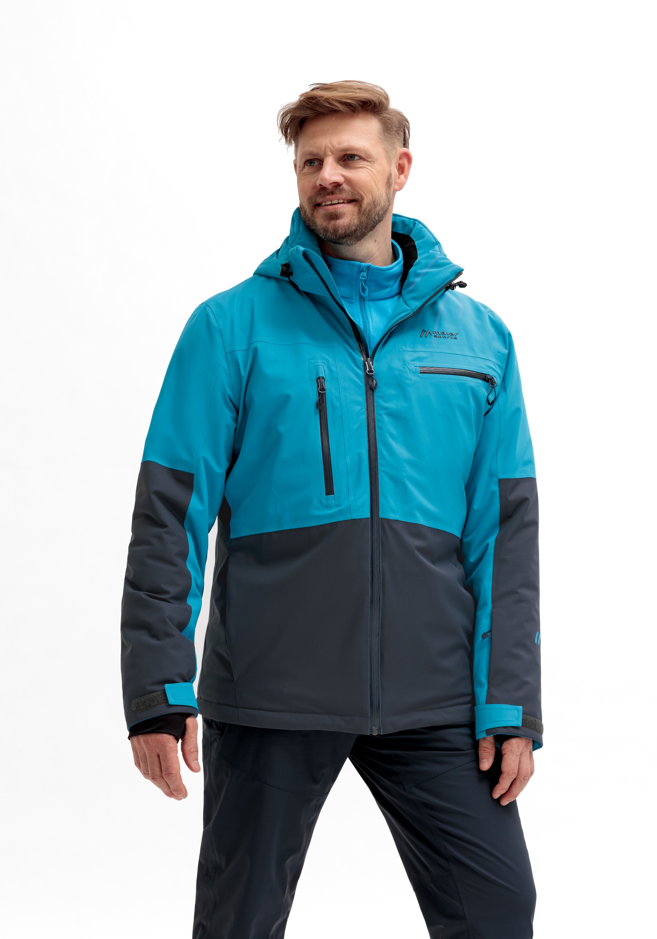 Maier Sports Skijacke »Roccarasa M«, Herren Winterjacke wasserdicht u. atmungsaktiv