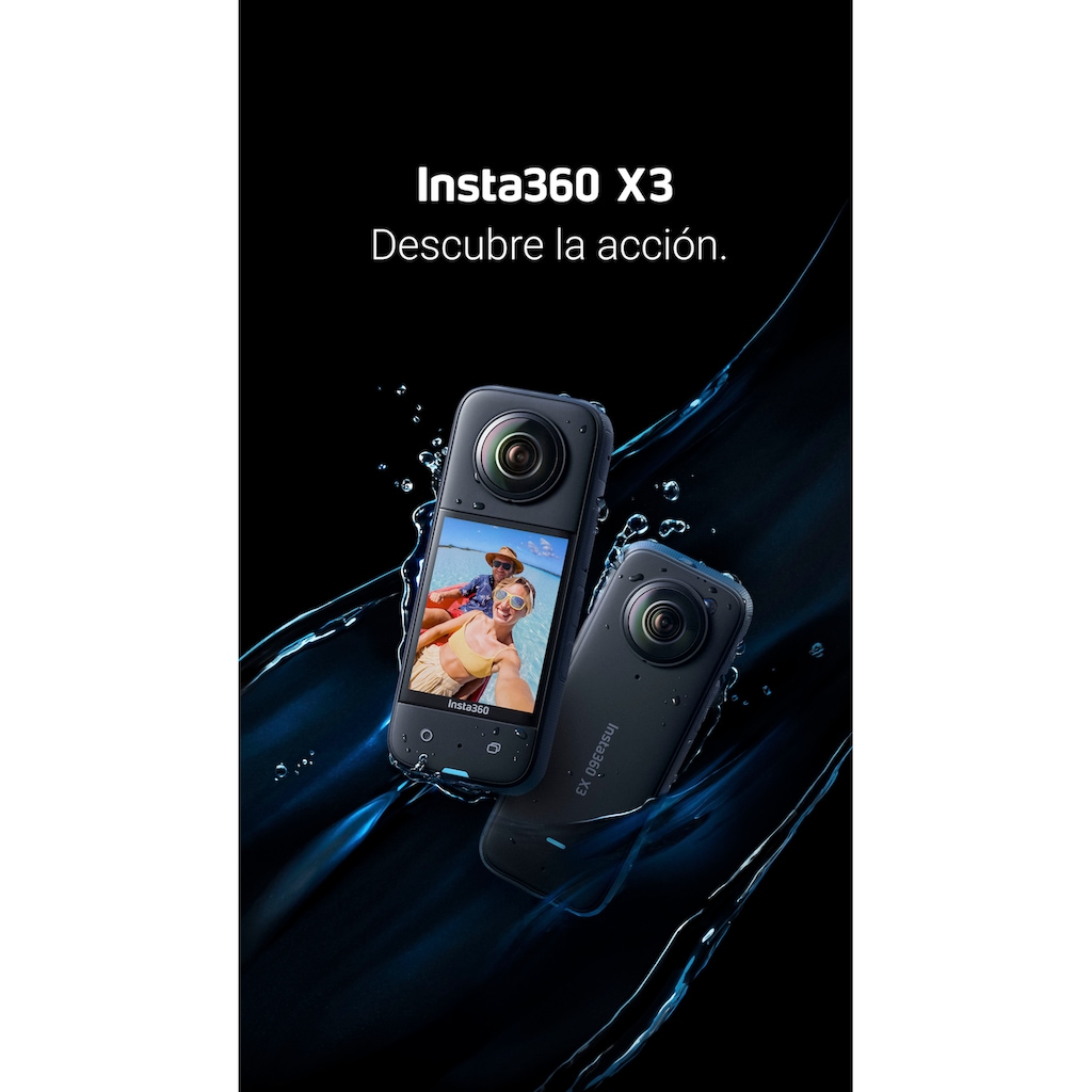 Insta360 Camcorder »X3«, 5,7K, Bluetooth-WLAN (Wi-Fi)