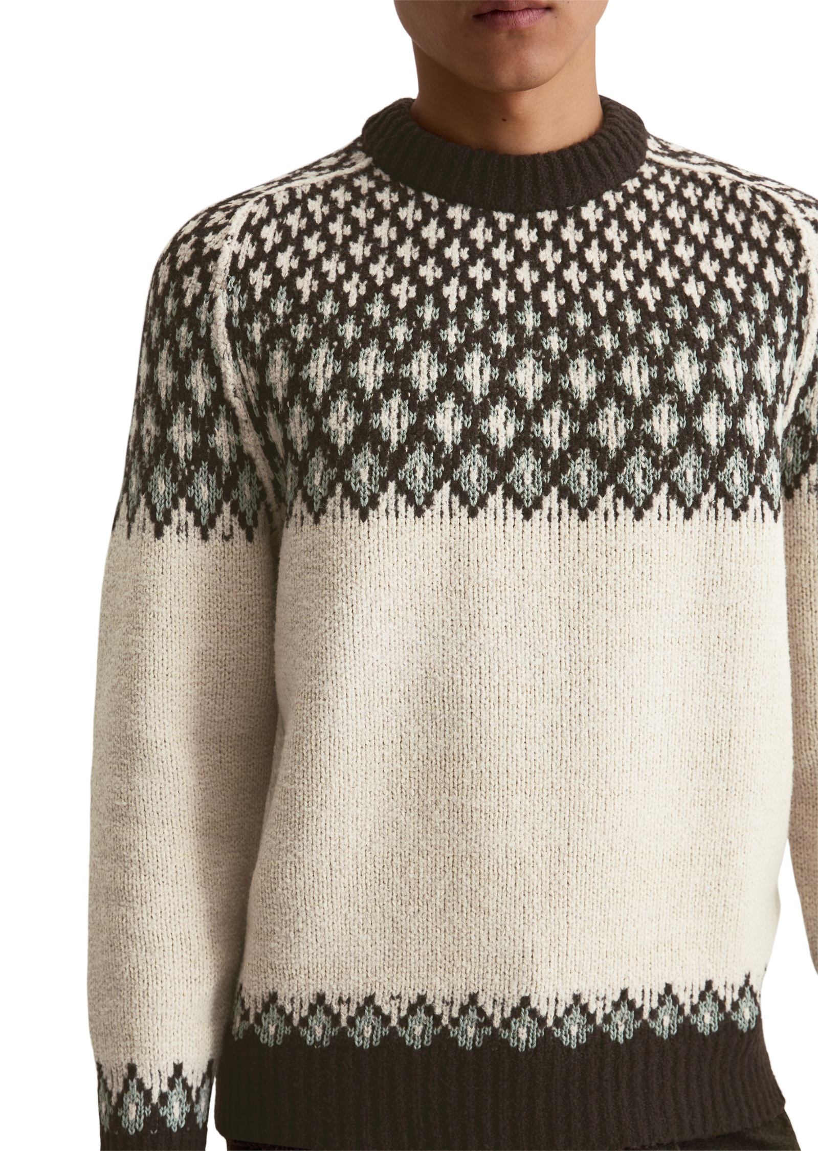 Marc O'Polo Rundhalspullover »aus weichem Schurwoll-Mix«