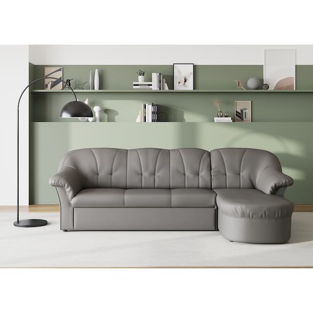 DOMO collection Ecksofa »Pegnitz«, wahlweise mit Bettfunktion bestellen |  BAUR