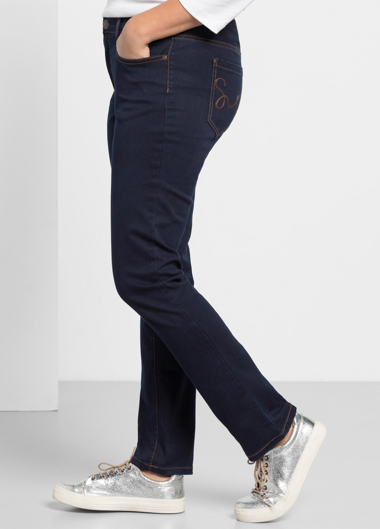 Sheego Stretch-Jeans, (1 tlg.)