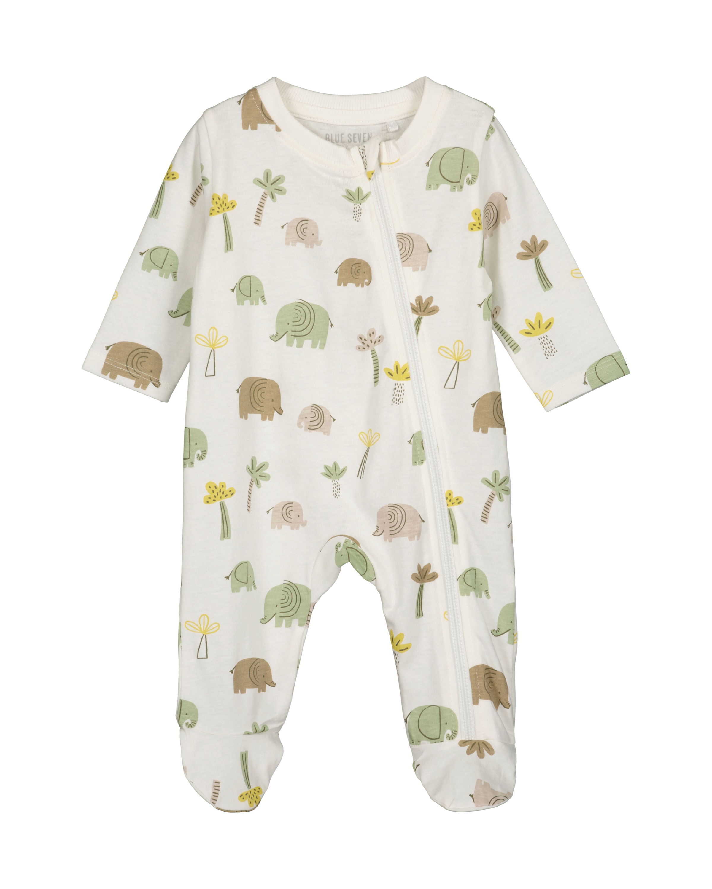 BLUE SEVEN Jungen Strampler "Blue Seven Strampler", Gr. 620100, sanftes weiß, 100% Baumwolle, Overalls