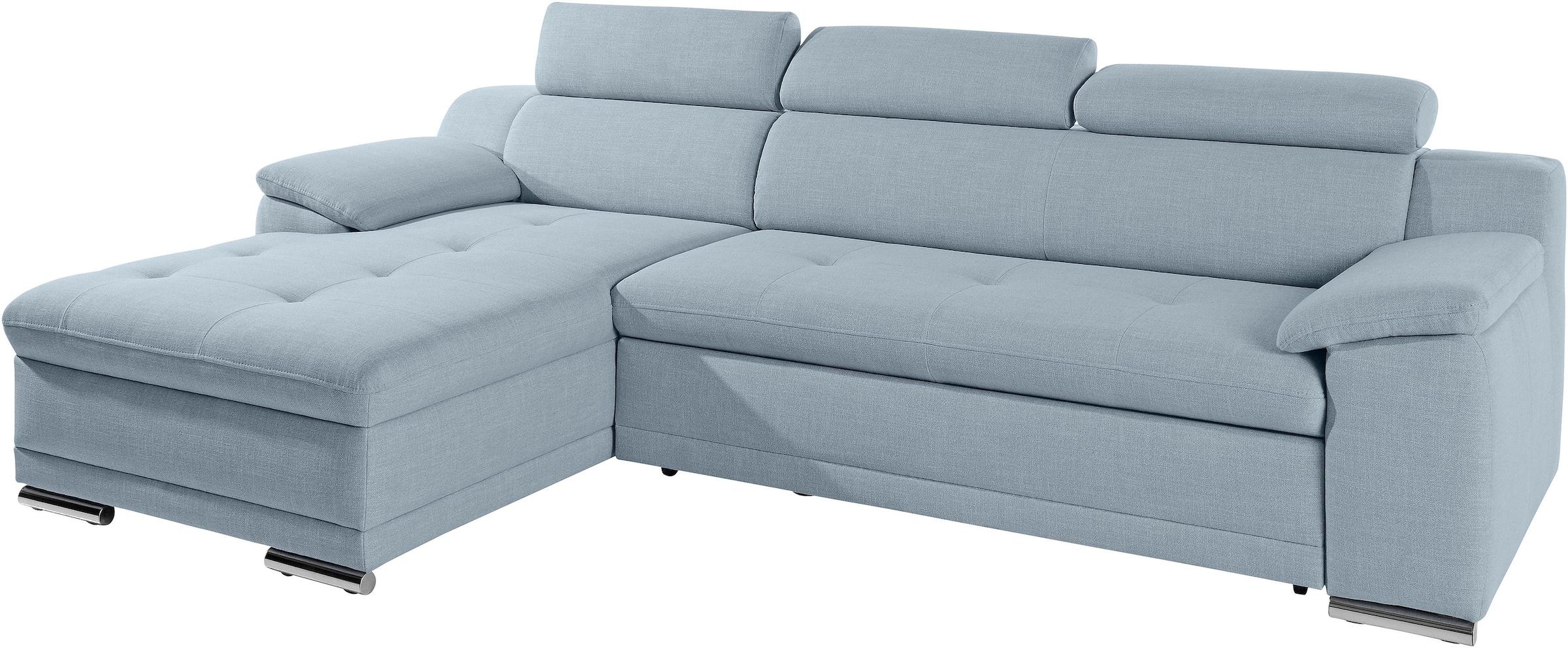 sit&more Ecksofa »Top Andiamo L-Form«, wahlweise mit Bettfunktion, inklusive Kopfteilverstellung