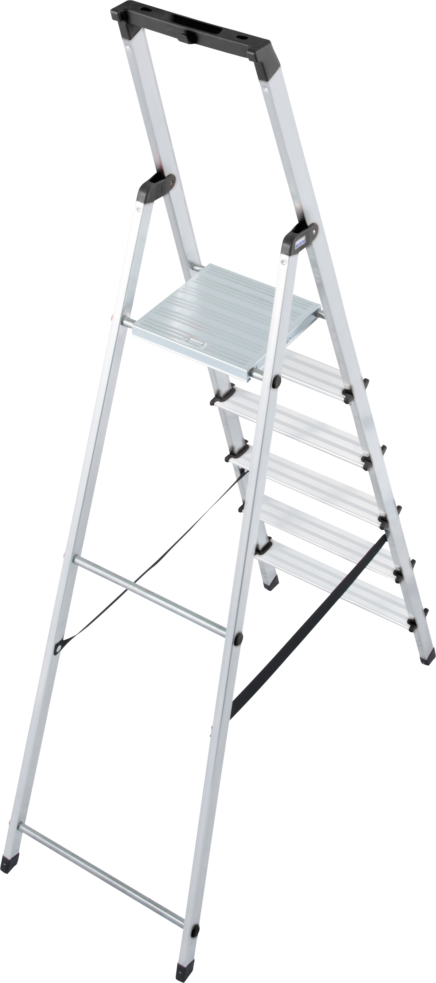 KRAUSE Stehleiter "Solidy" Aluminium, 1x6 Stufen, Arbeitshöhe ca. 327 cm günstig online kaufen