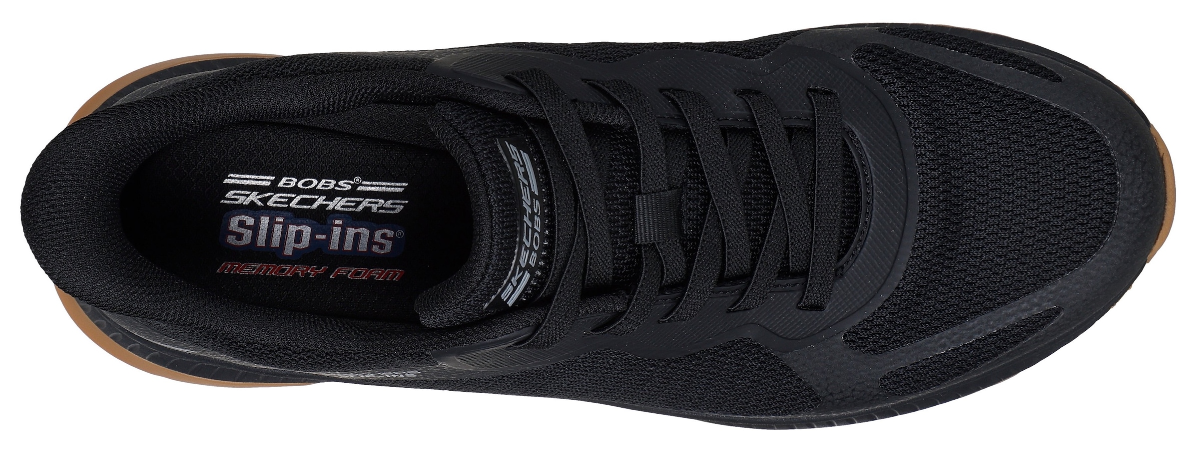 Skechers Slip-On Sneaker »BOBS SQUAD 4«, Trainingsschuh, Sneaker, Schnürschuh zum einfachen reinschlupfen