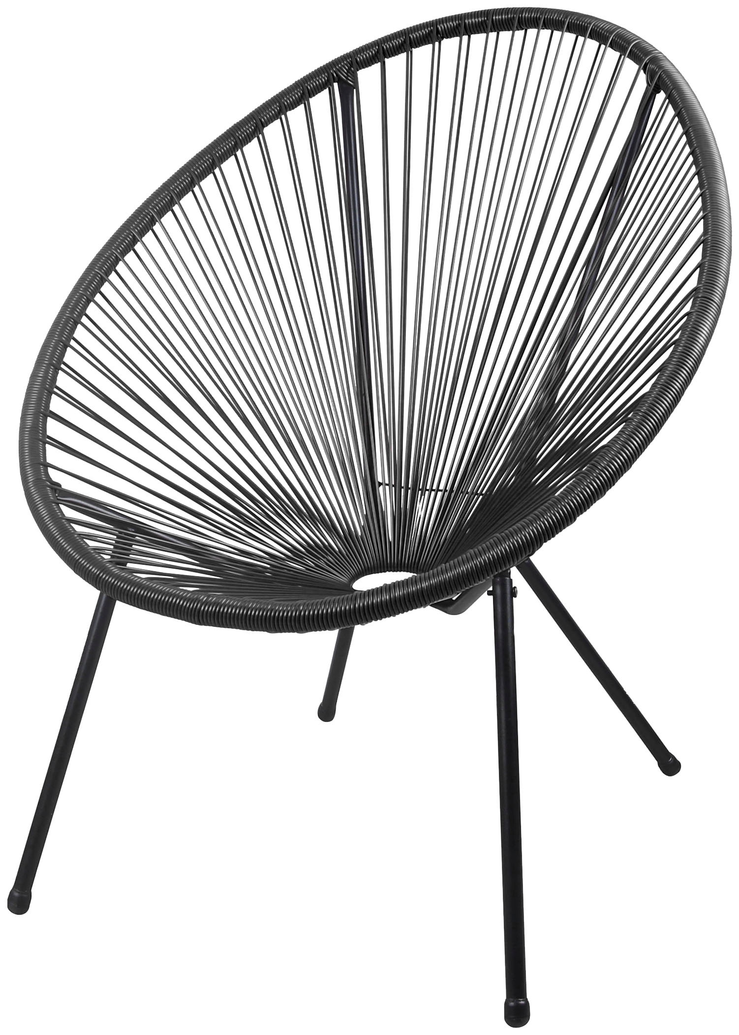 Gartensessel GARDEN PLEASURE, B:73cm H:93cm T:73cm, schwarz, Sessel, "Dalida"