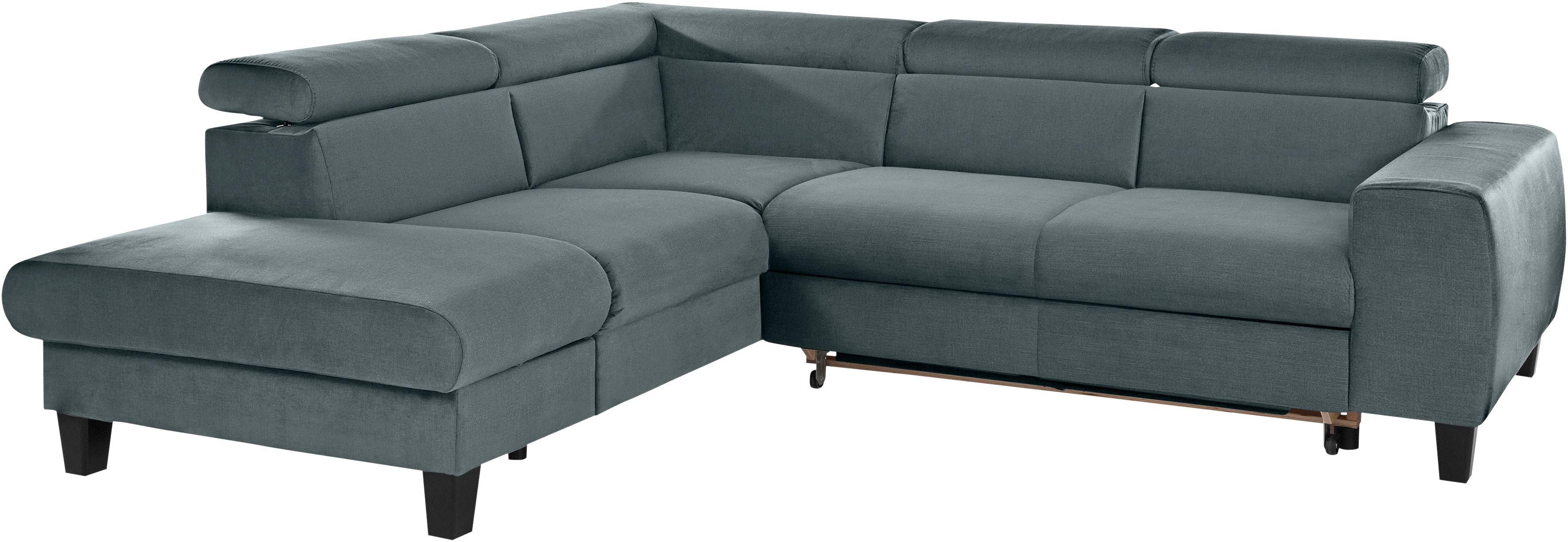 Thumbnail - COTTA Ecksofa "Morven L-Form mit Kopfteilverstellung", wahlweise mit Bettfunktion, Bettkasten & Wireless-Charger