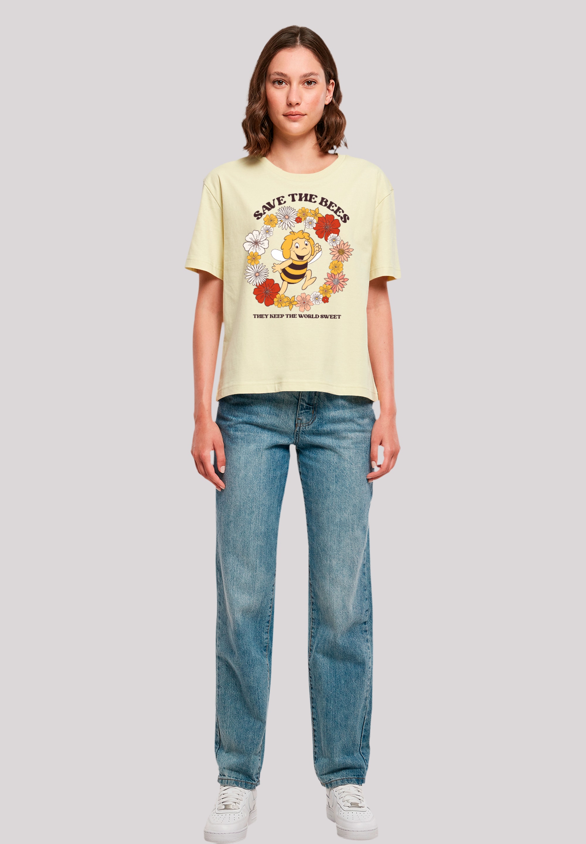 F4NT4STIC T-Shirt »Die Biene Maja Save The Bees«, Premium Qualität, Nostalgie, Kinderserie