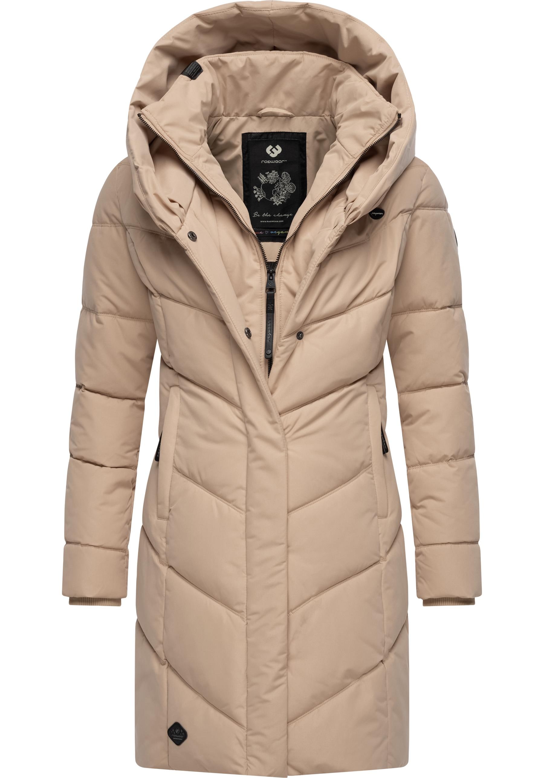 Ragwear Steppmantel »Natalka«, stylischer, gesteppter Winterparka mit gefütterter Kapuze