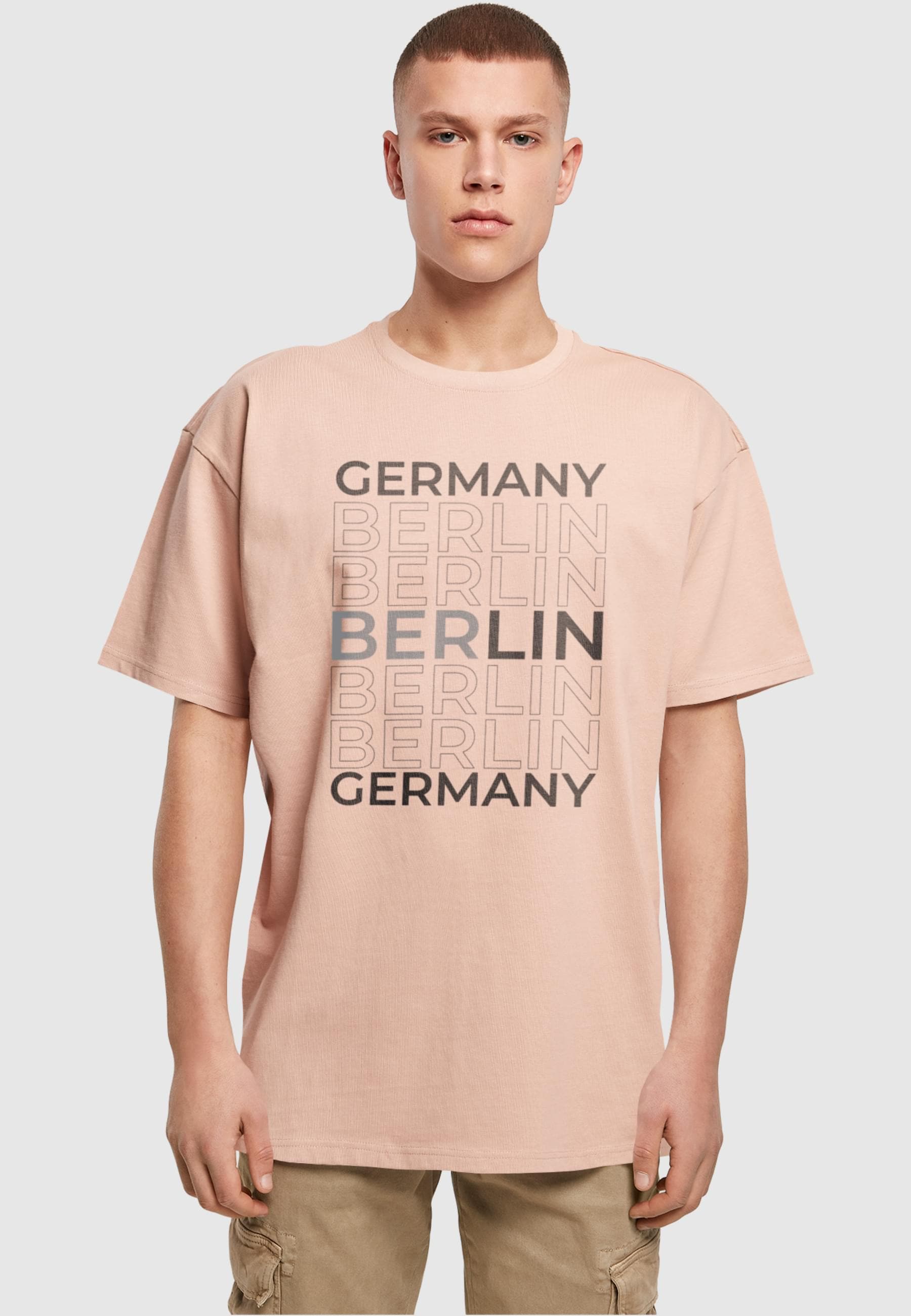 Merchcode T-Shirt »Merchcode Herren Berlin Heavy Oversize Tee-BY102«, (1 tlg.)