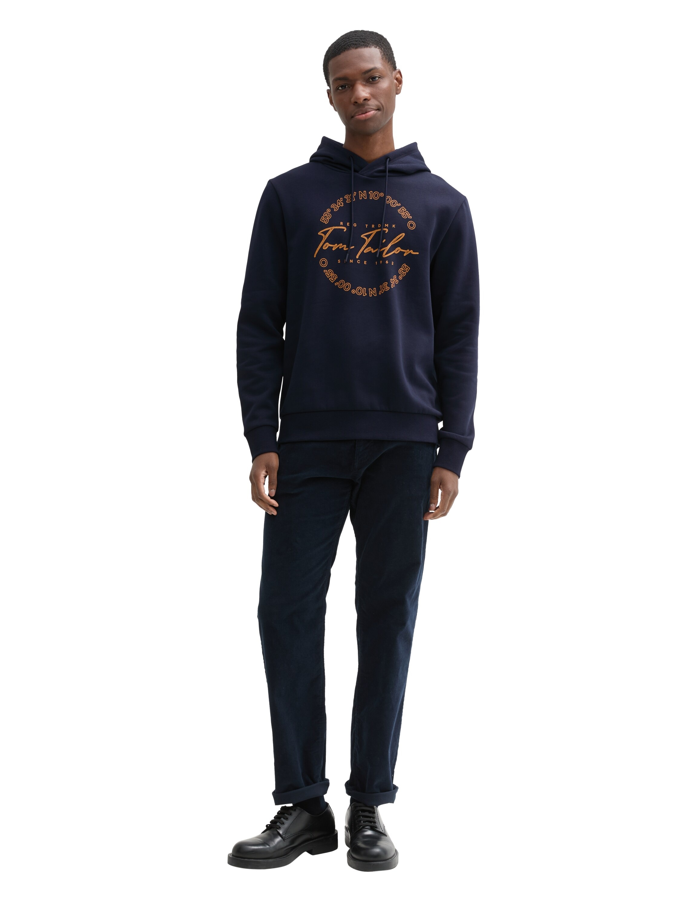 TOM TAILOR Kapuzensweatshirt, mit großem Logo-Frontprint