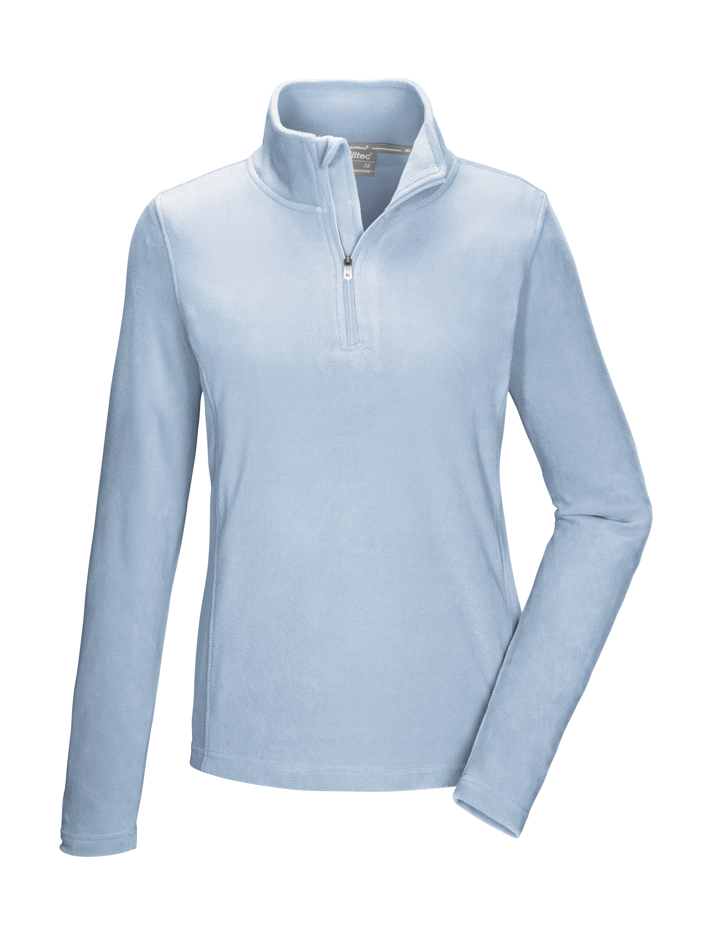 Killtec "KSW 99 WMN FLC SHRT" Fleeceshirt mit Stehkragen, Reißverschluss, Kinnschutz
