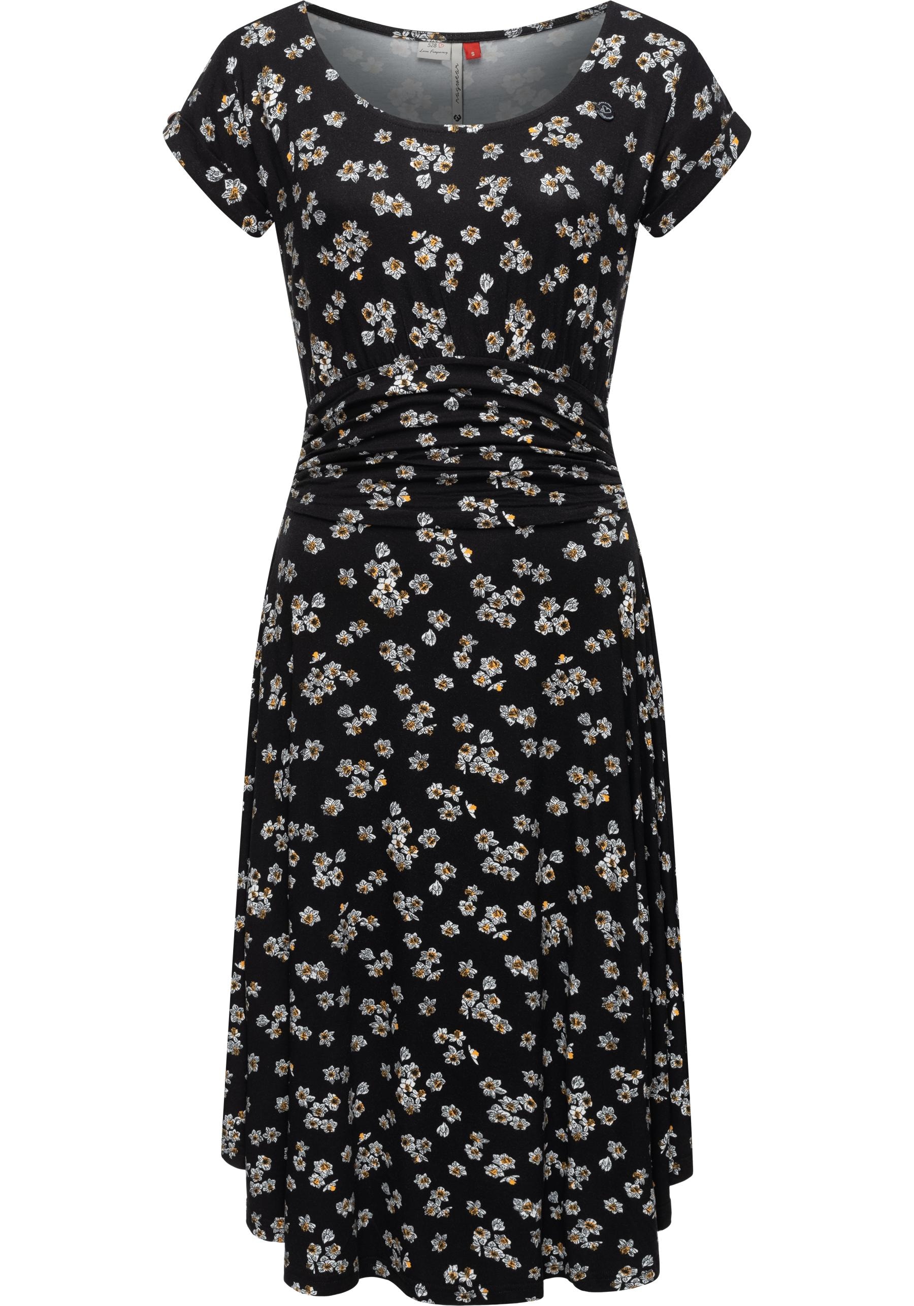 Ragwear Sommerkleid »Ivone«, leichtes Jersey-Kleid mit stylischer Raffung  bestellen | BAUR