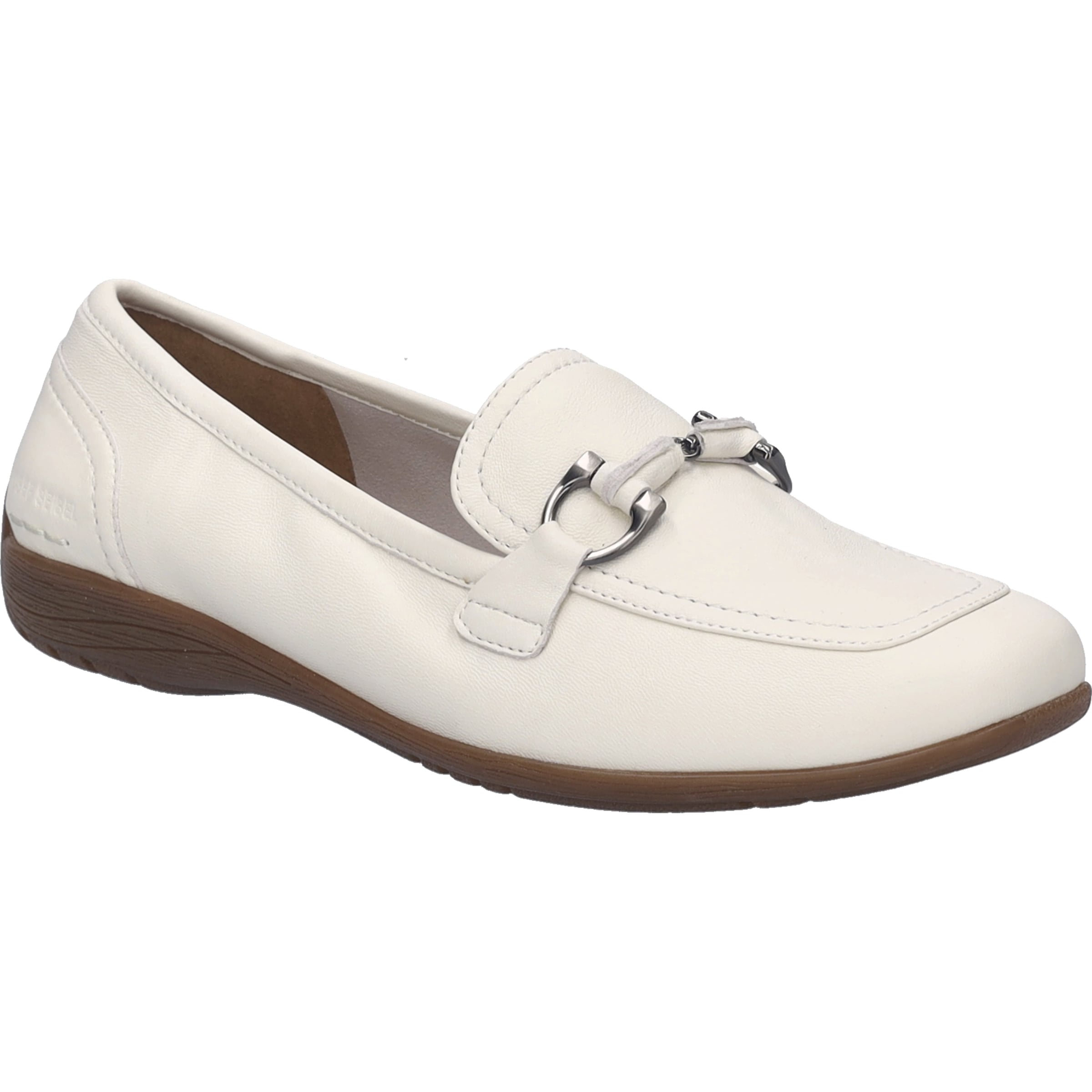 Ballerina JOSEF SEIBEL "Fenja 34, weiss", Damen, Gr. 40, weiß, Obermaterial: 100% Rindsleder Leather cow., Schuhe Ballerina