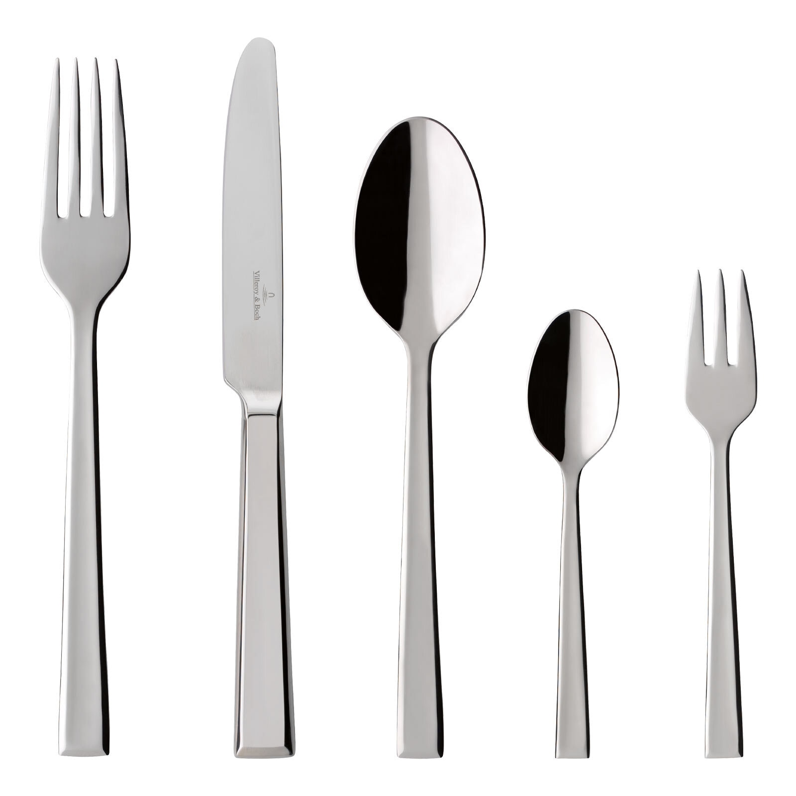 Villeroy & Boch Besteck-Set "Tafelbesteck Victor 180er Set silber" Spülmaschinenfest