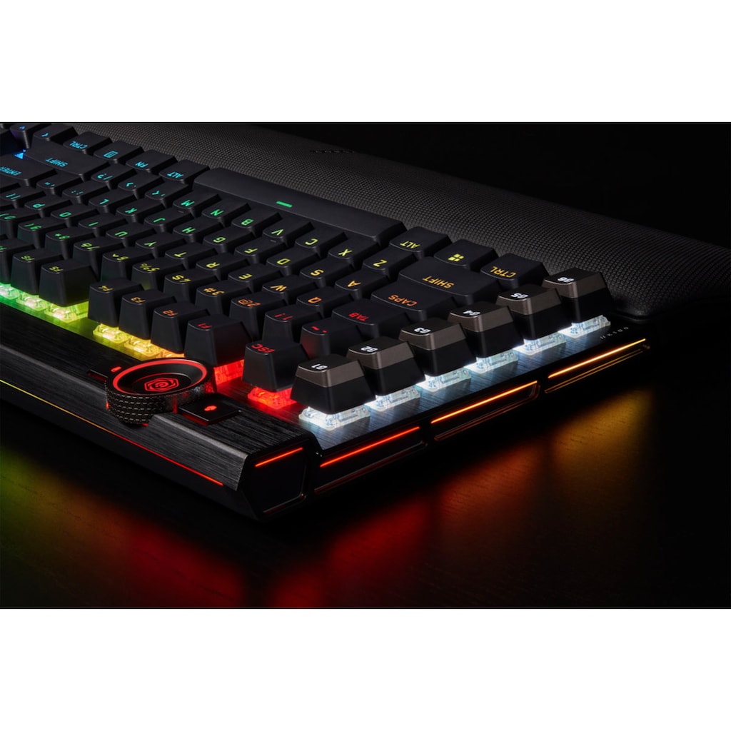 Corsair Gaming-Tastatur »Corsair K100 RGB«, (Handgelenkauflage-Multimedia-Tasten-programmierbare G-Tasten)