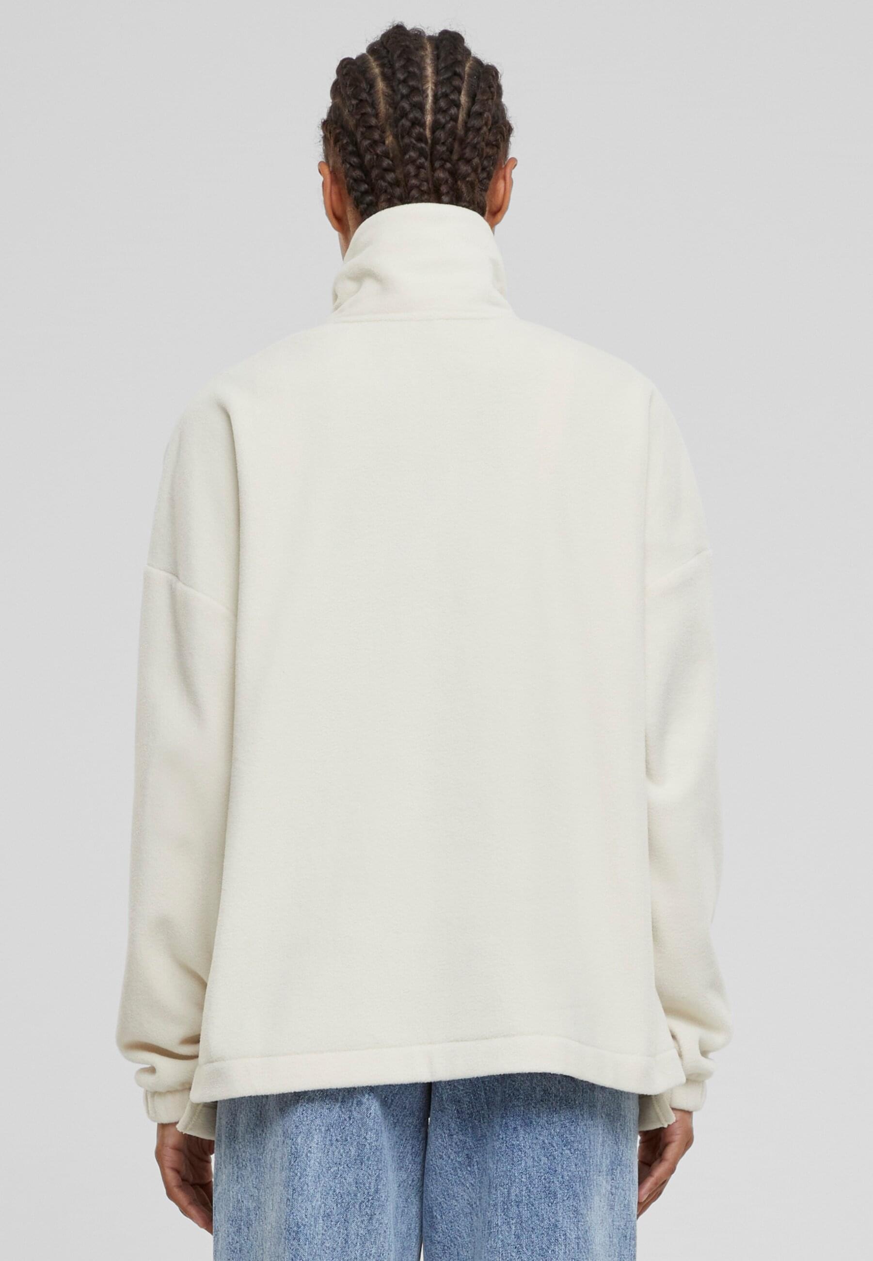 URBAN CLASSICS Sweater »Urban Classics Damen Ladies Polar Fleece Troyer«