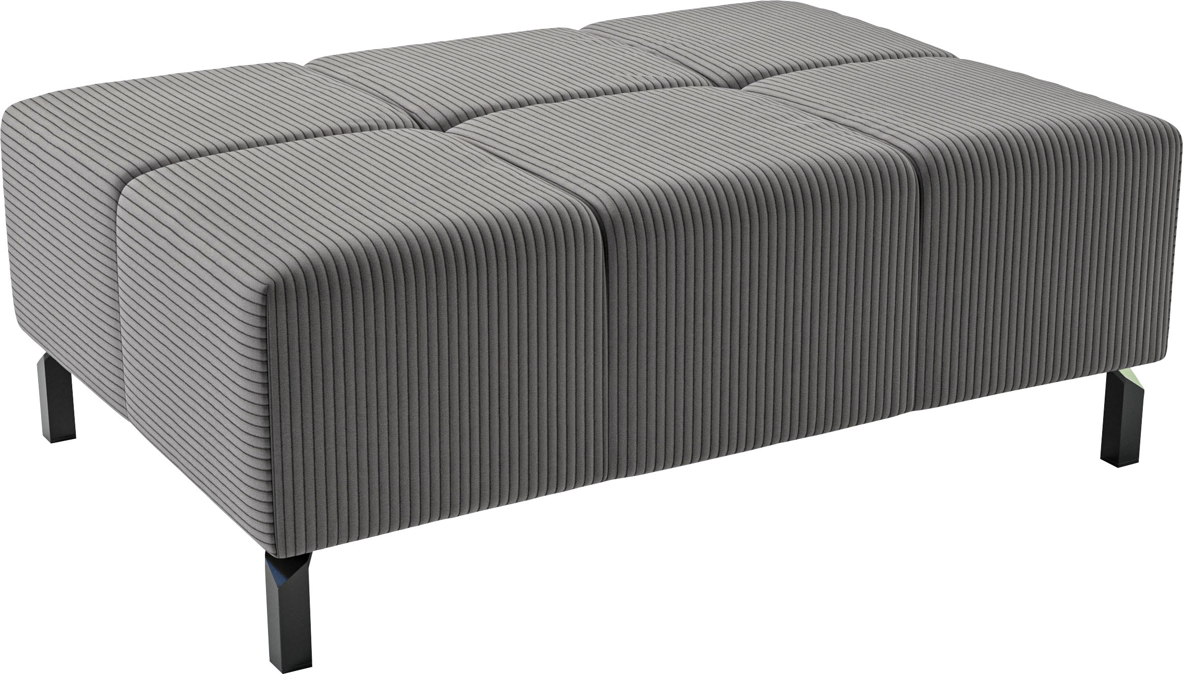 Home affaire Hockerbank "Ancona New" passend zum Ecksofa, auch in Easy care-Bezug + Cord