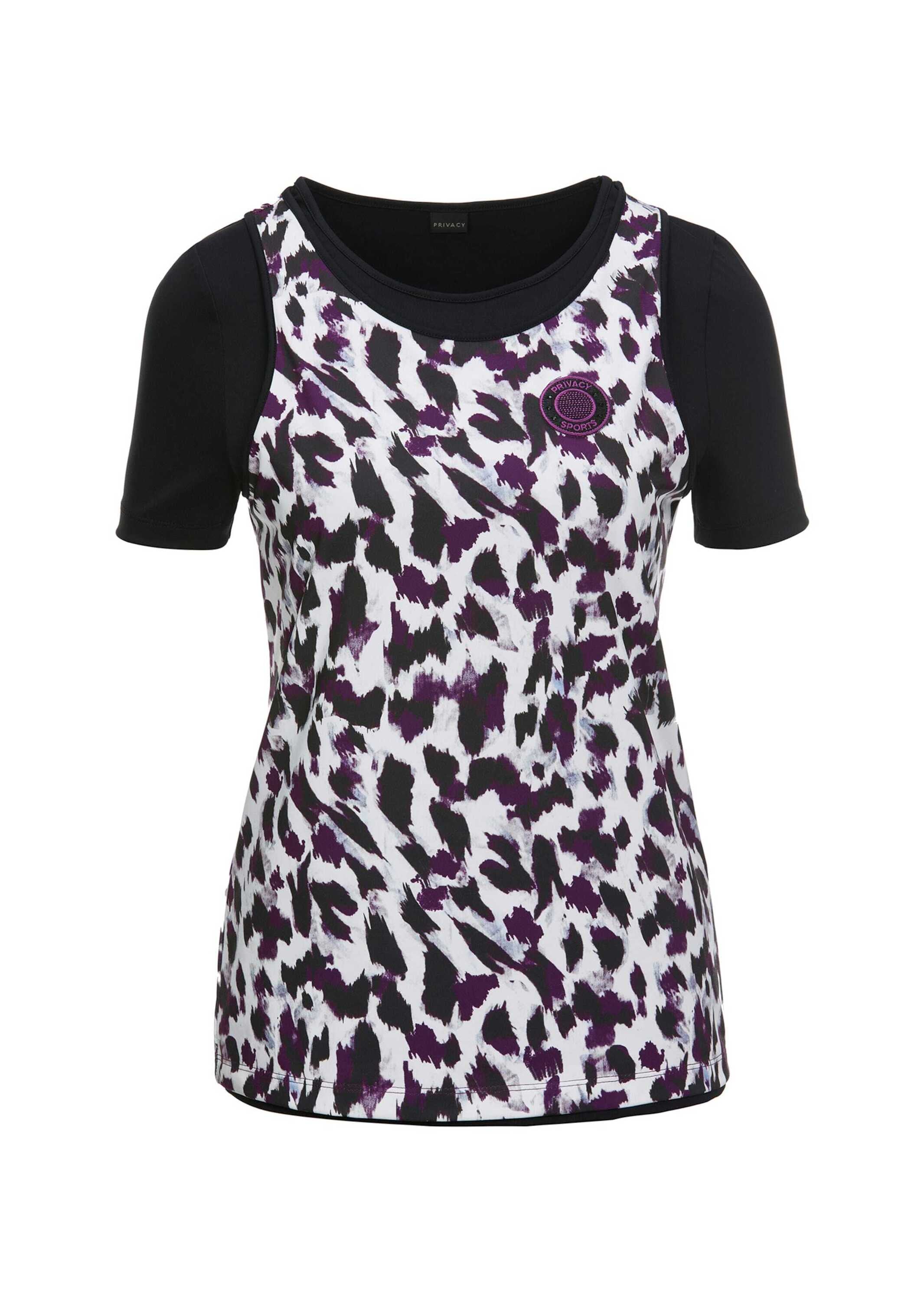 MADELEINE Kurzarmshirt "Laufshirt two in one Two-in-One-Laufshirt im Leo-Lo günstig online kaufen