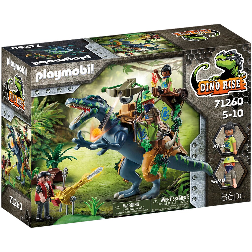 Playmobil® Konstruktions-Spielset »Spinosaurus (71260), Dino Rise«, (86 St.)