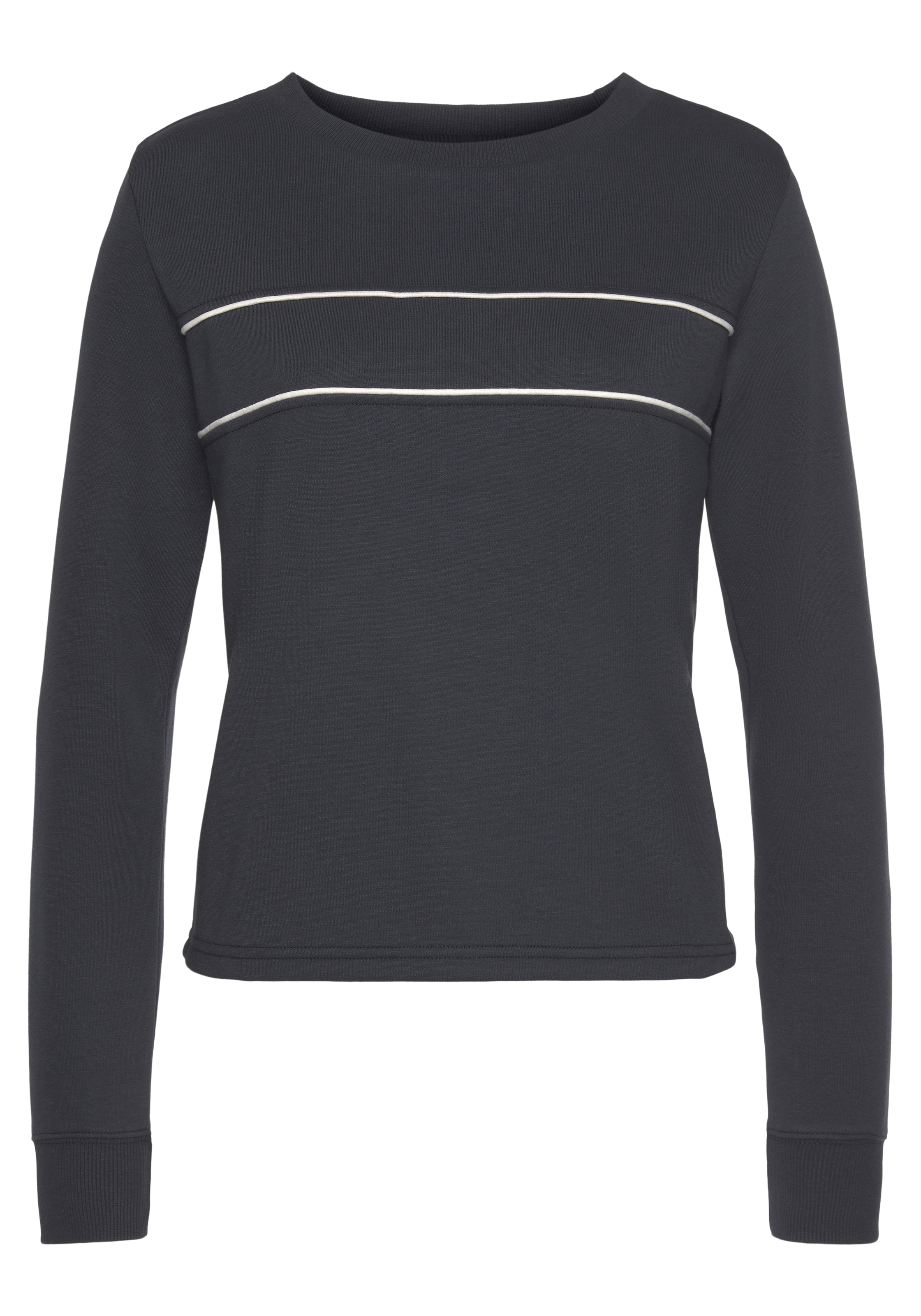 H.I.S Sweatshirt, mit Piping auf der Brust, Loungewear