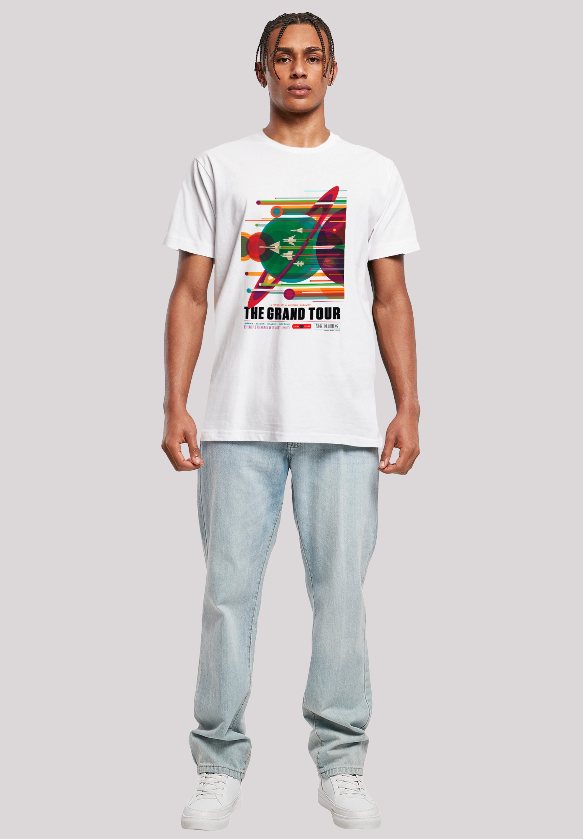 Thumbnail - F4NT4STIC T-Shirt "NASA The Grand Tour Interplanetary" Premium Qualität