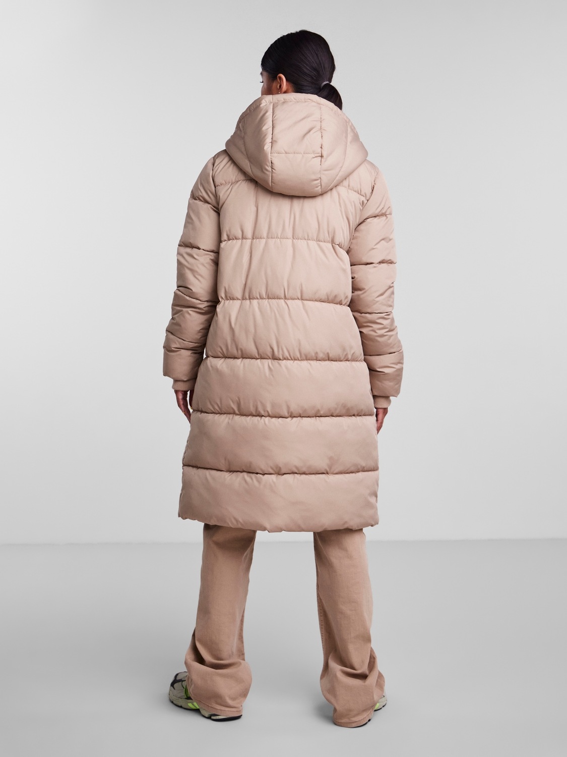 pieces Steppmantel "PCBEE NEW LONG PUFFER JACKET NOOS BC" Kunstfaser günstig online kaufen