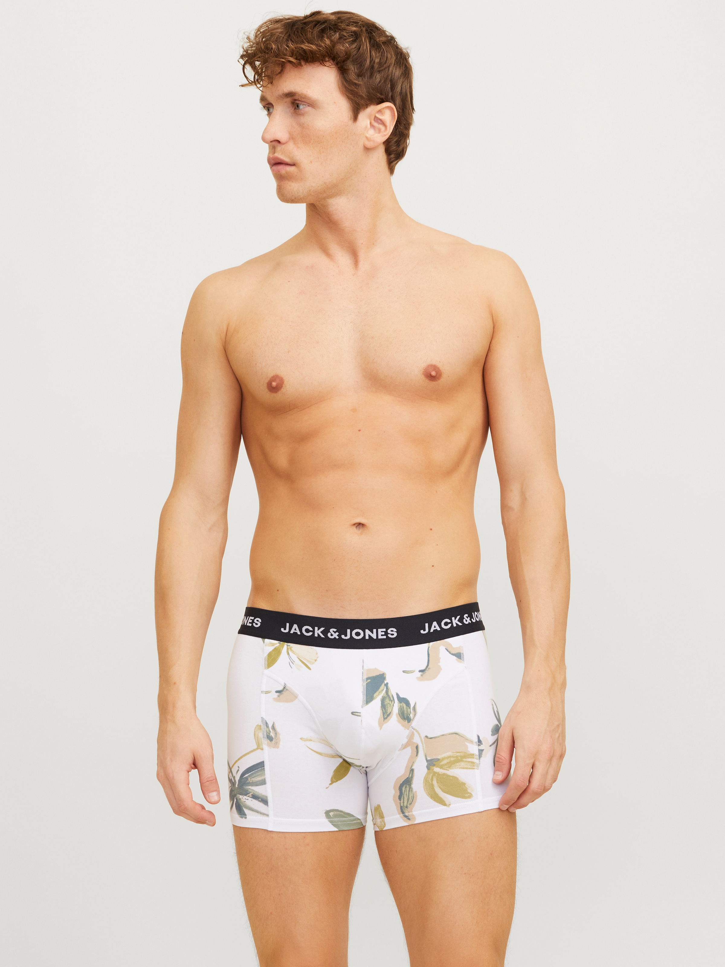 Jack & Jones Trunk »JACABSTRACT TRUNKS 3 PACK SN«, (Packung, 3 St.)