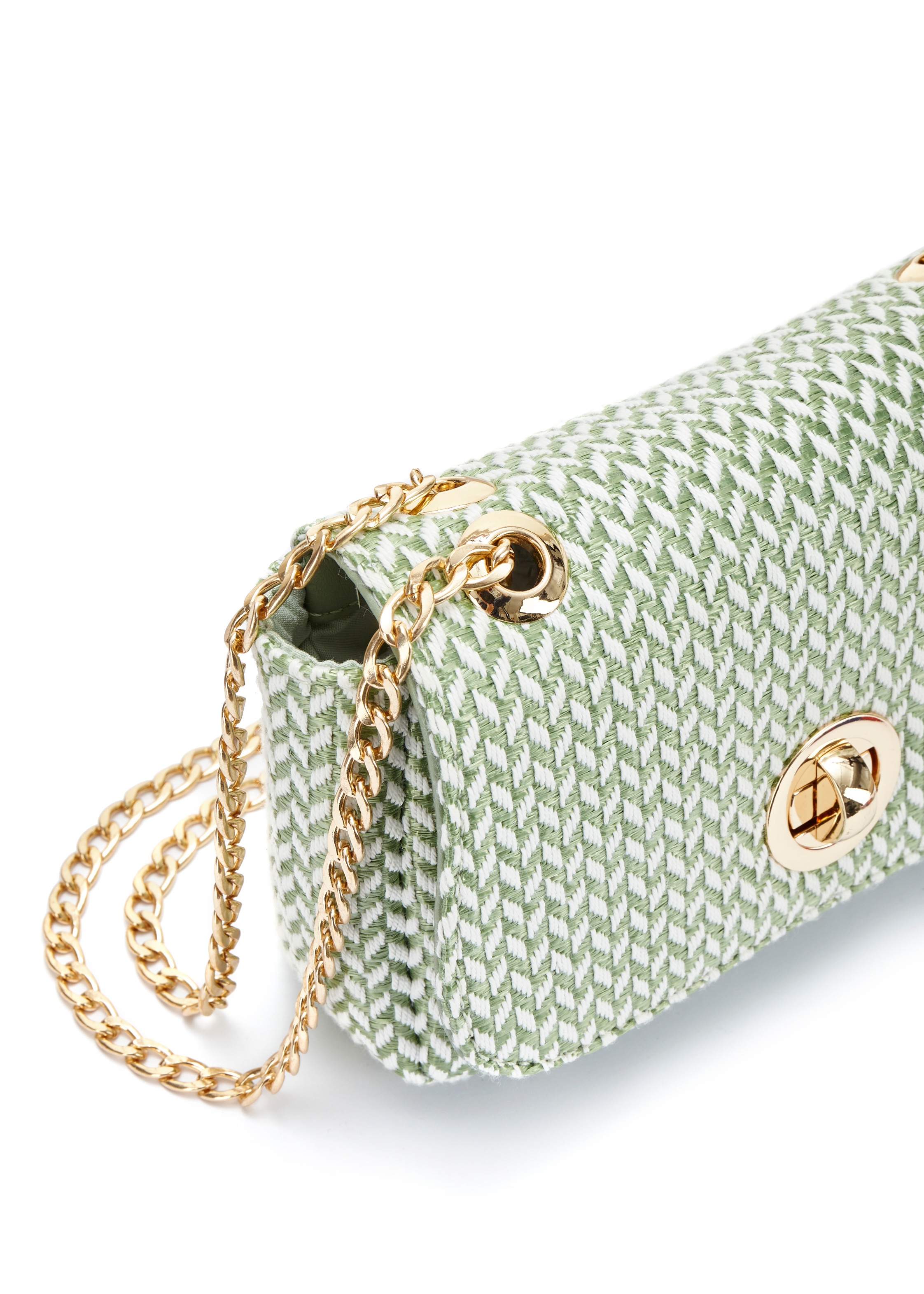 Vivance Umhängetasche »Minibag«, Handtasche, Henkeltasche, Bast-Optik, Crossbody Bag VEGAN