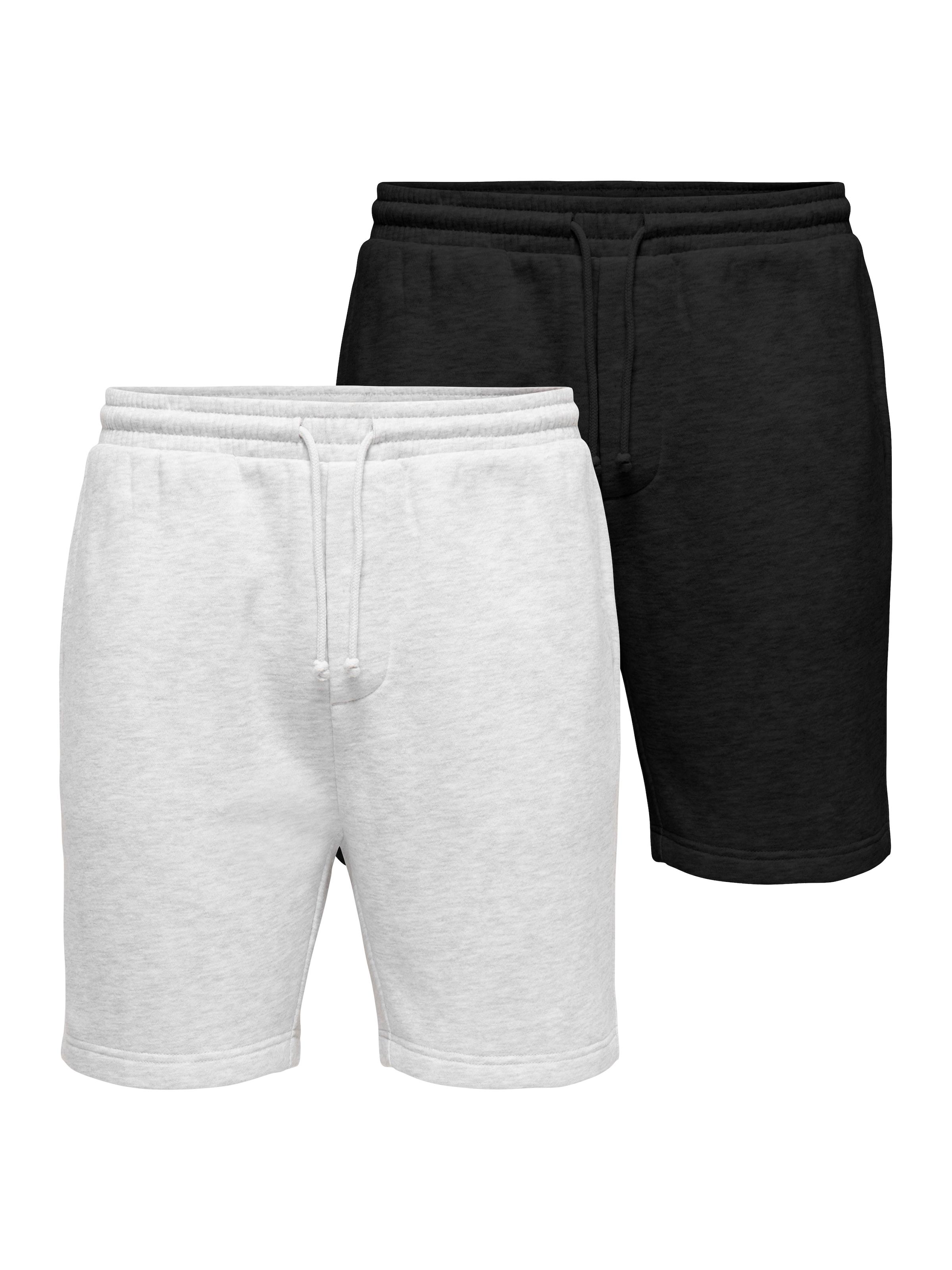 ONLY & SONS Shorts "ONSCHASE REG SWEAT SHORTS 2-PACK OTL" günstig online kaufen