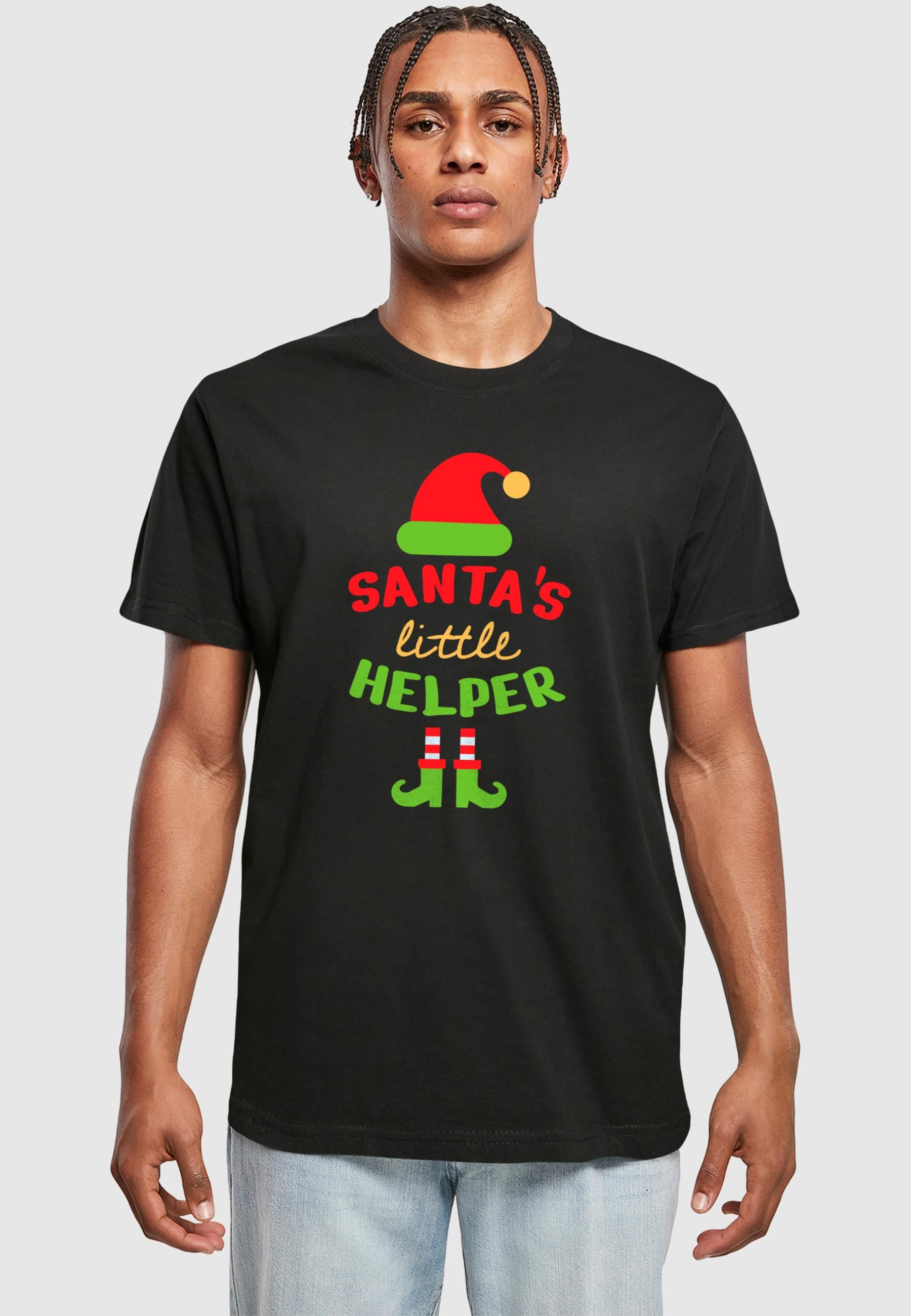 Merchcode T-Shirt »Merchcode Christmas Santa´s Little Helper Tee« 1 Stk.