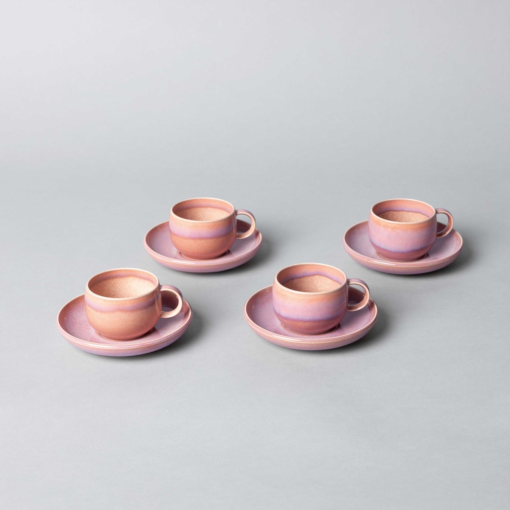 like. by Villeroy & Boch Espressotasse »Espressotassen Perlemor Coral 60 ml 6er Set rosa«