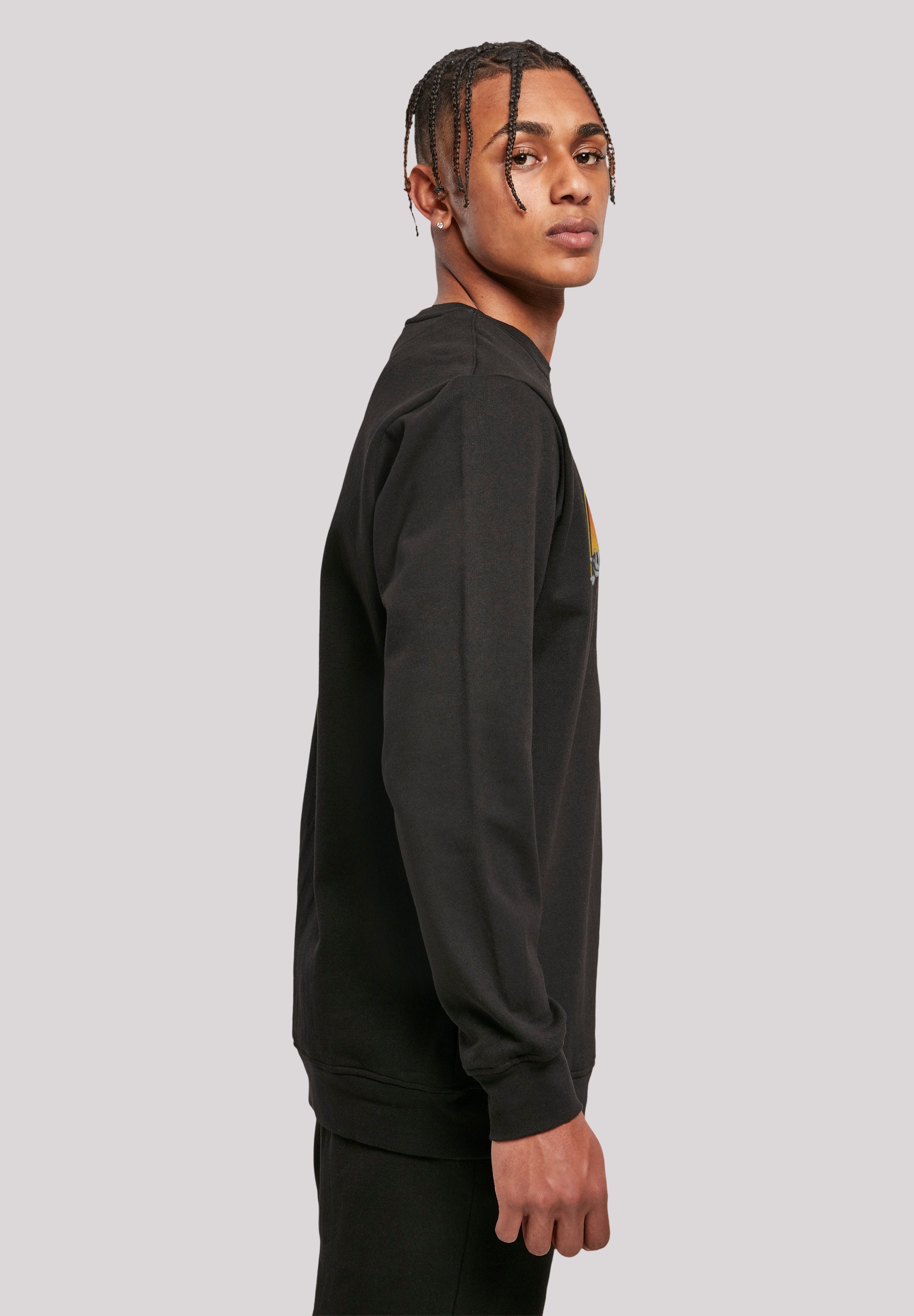 F4NT4STIC Sweatshirt »Kiss Rock Band Neon«, Premium Qualität, Musik, By Rock Off