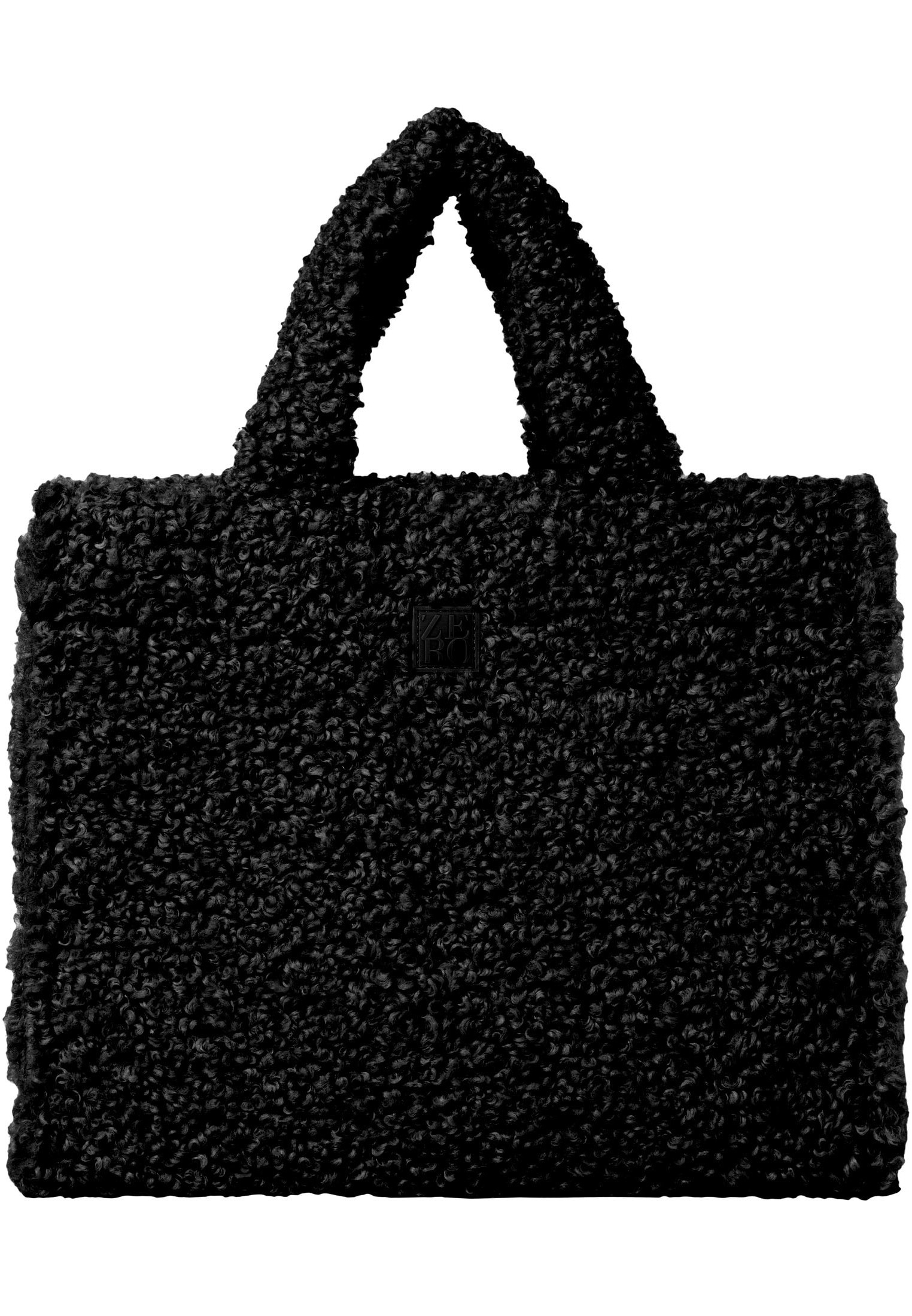 Zero Abendtasche »zero Totebag Teddyfell mit Logo«, Plain/ohne Details