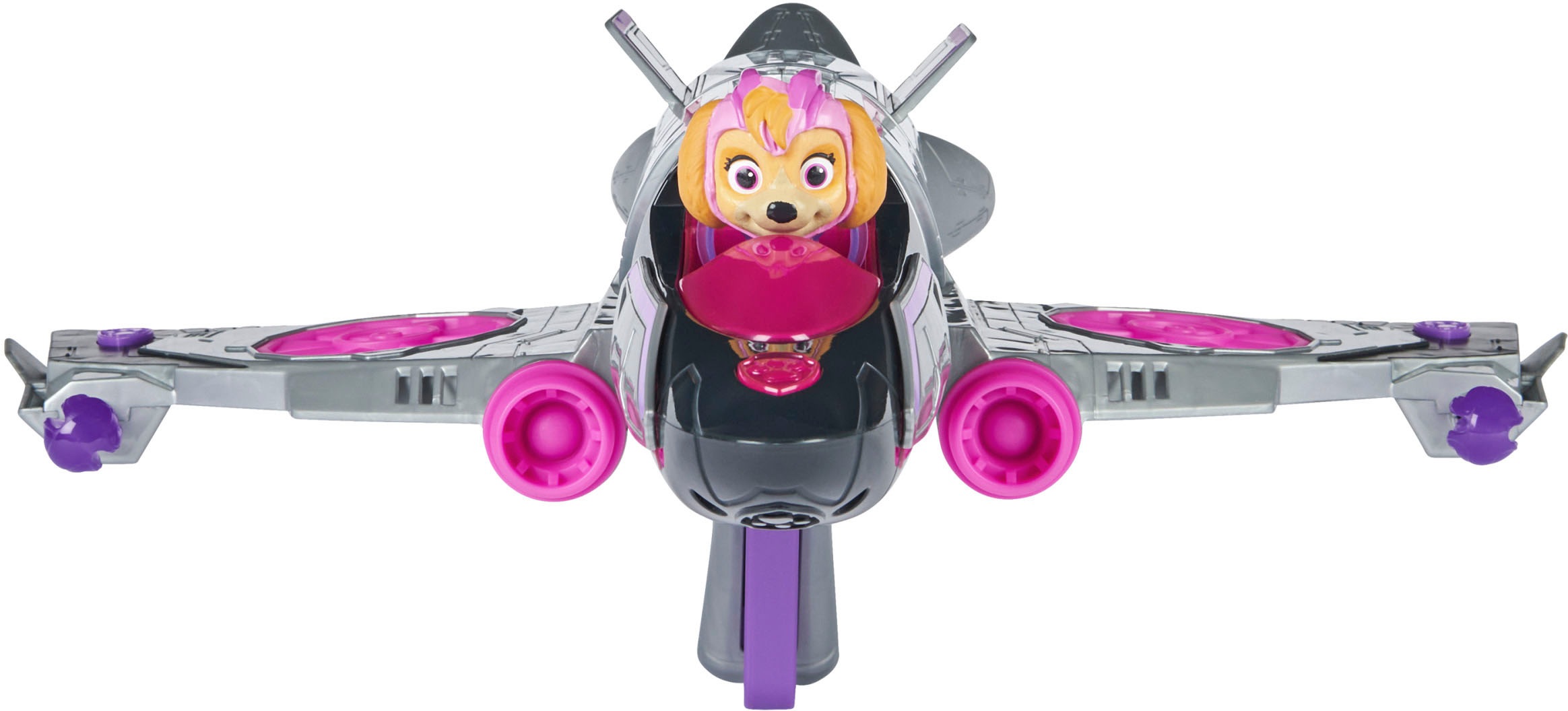 Spin Master Spielzeug-Flugzeug »Paw Patrol - Movie II - Skyes Deluxe Jet-Flieger«, inkl. Skye Figur, mit Licht- und Soundeffekt